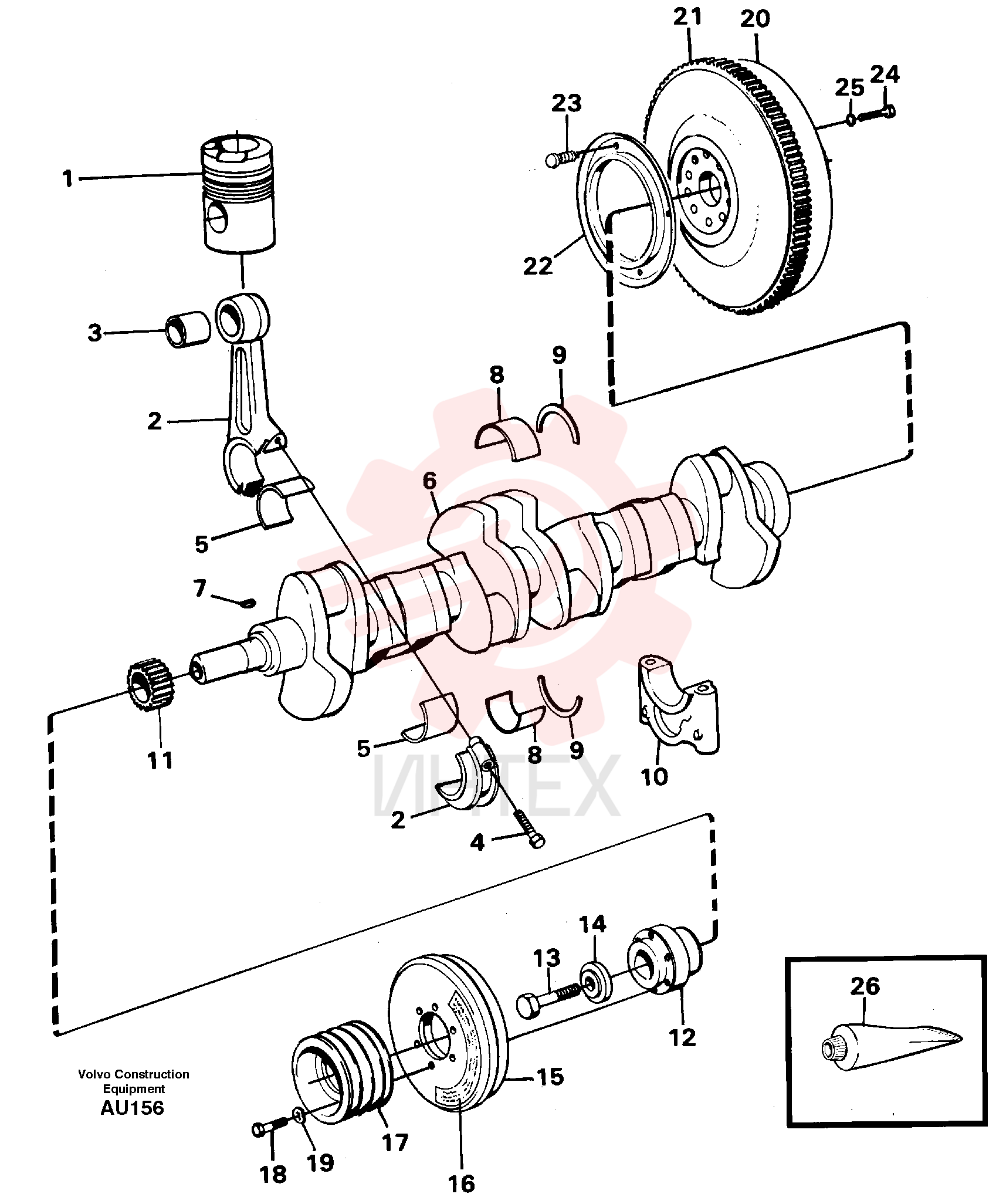 Big End Brg Kit VOE 270125