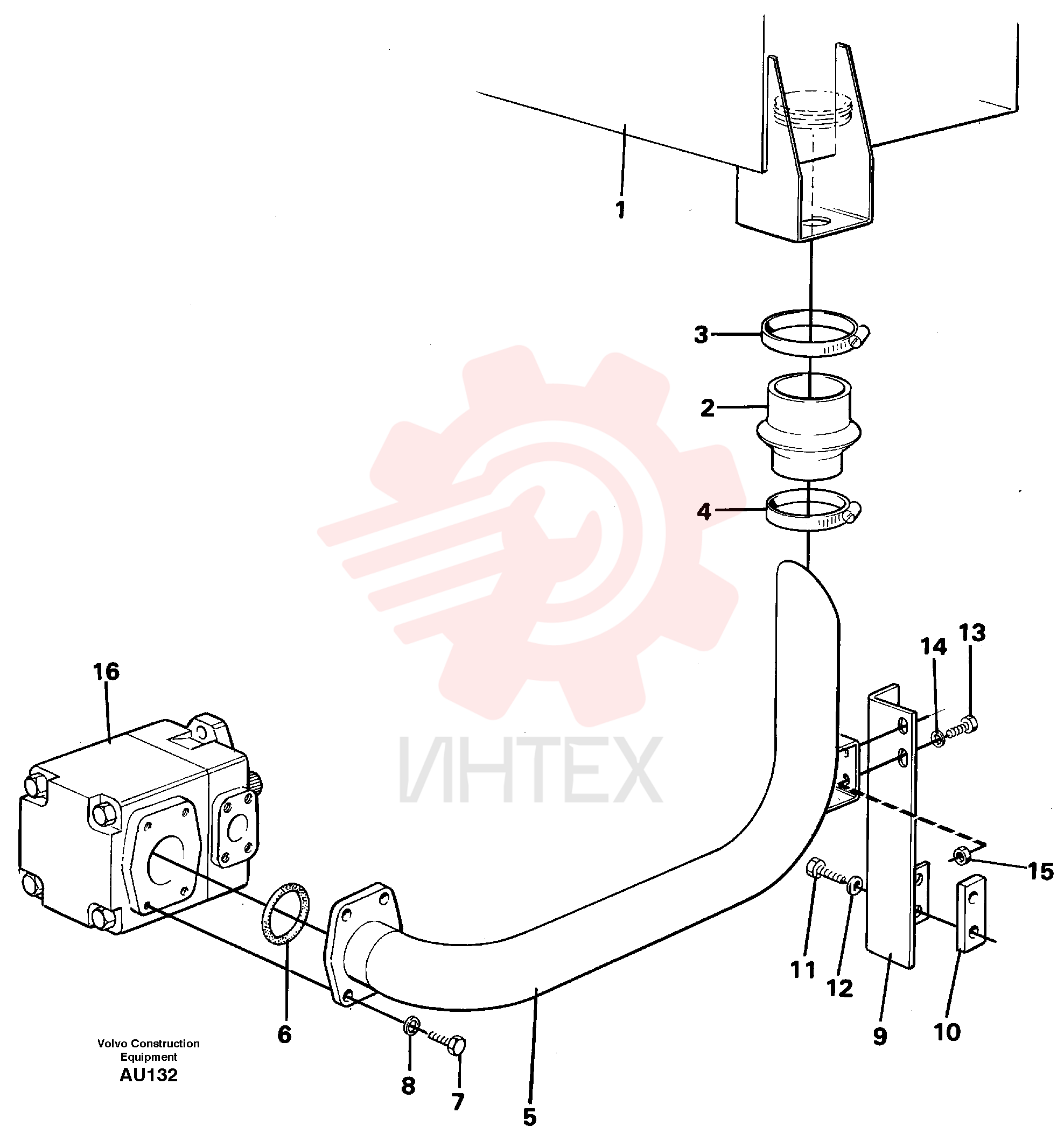 Connecting casing VOE 11105081