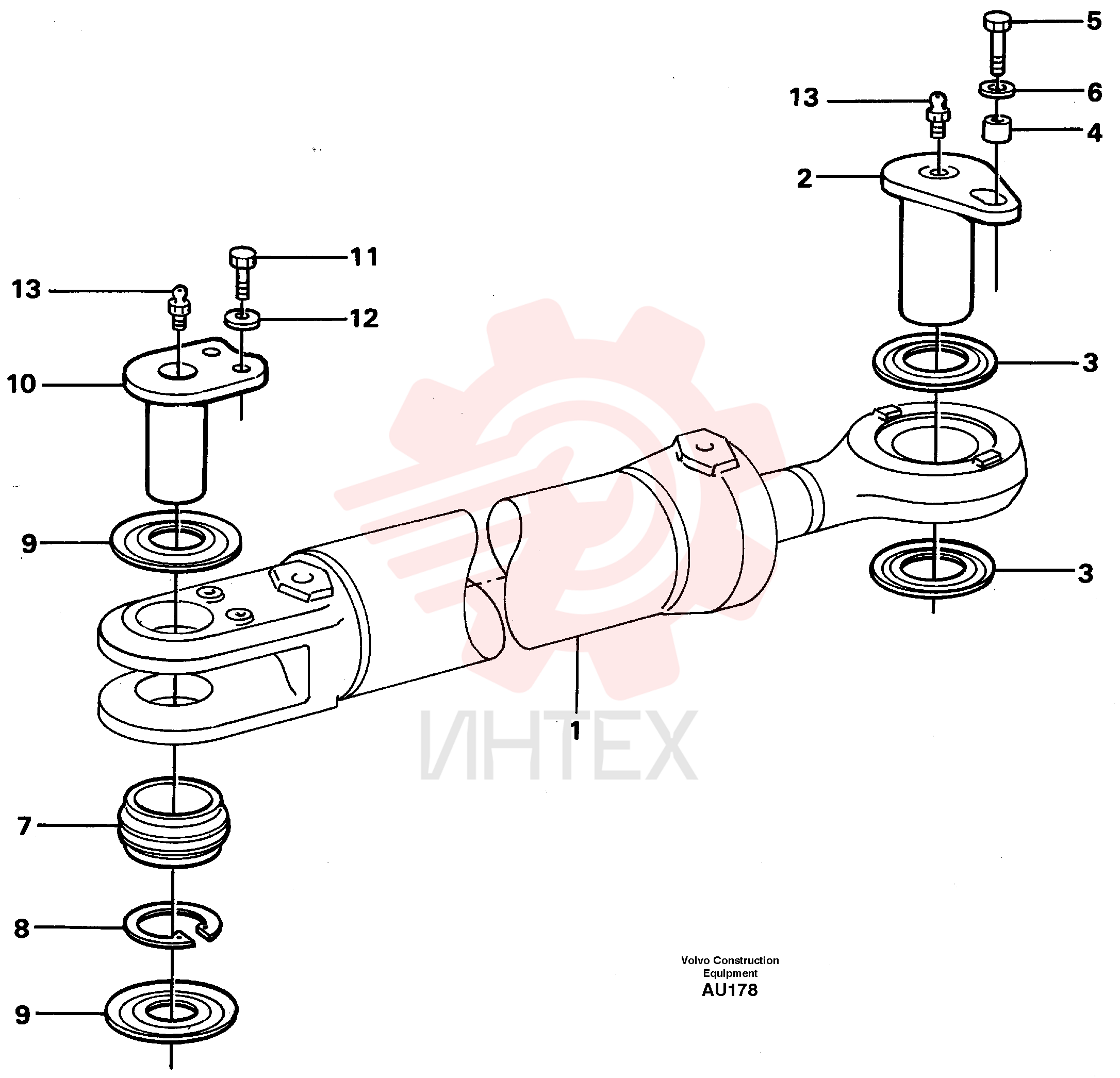 Flange screw VOE 13965192