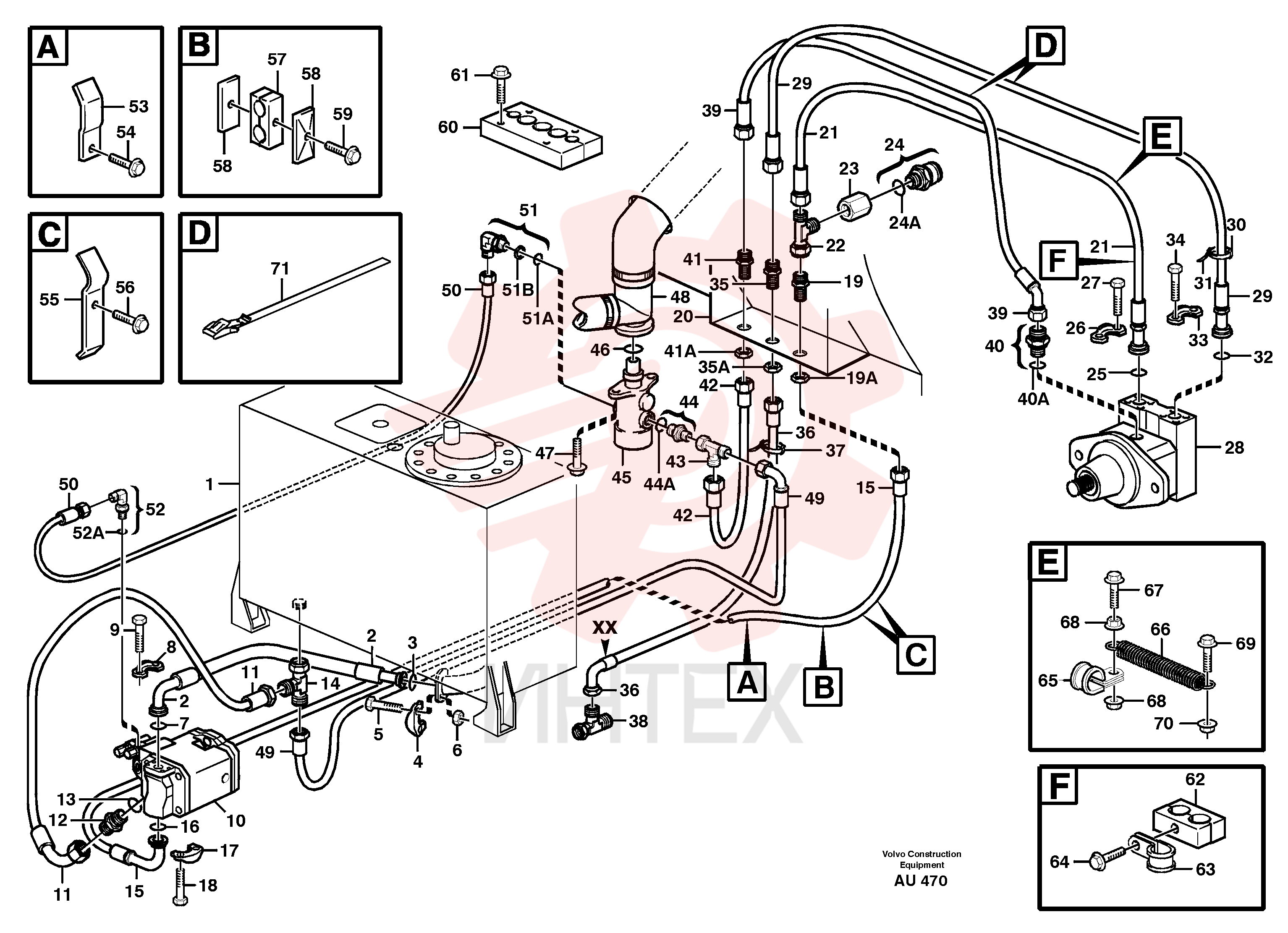 Hose assembly VOE 935160