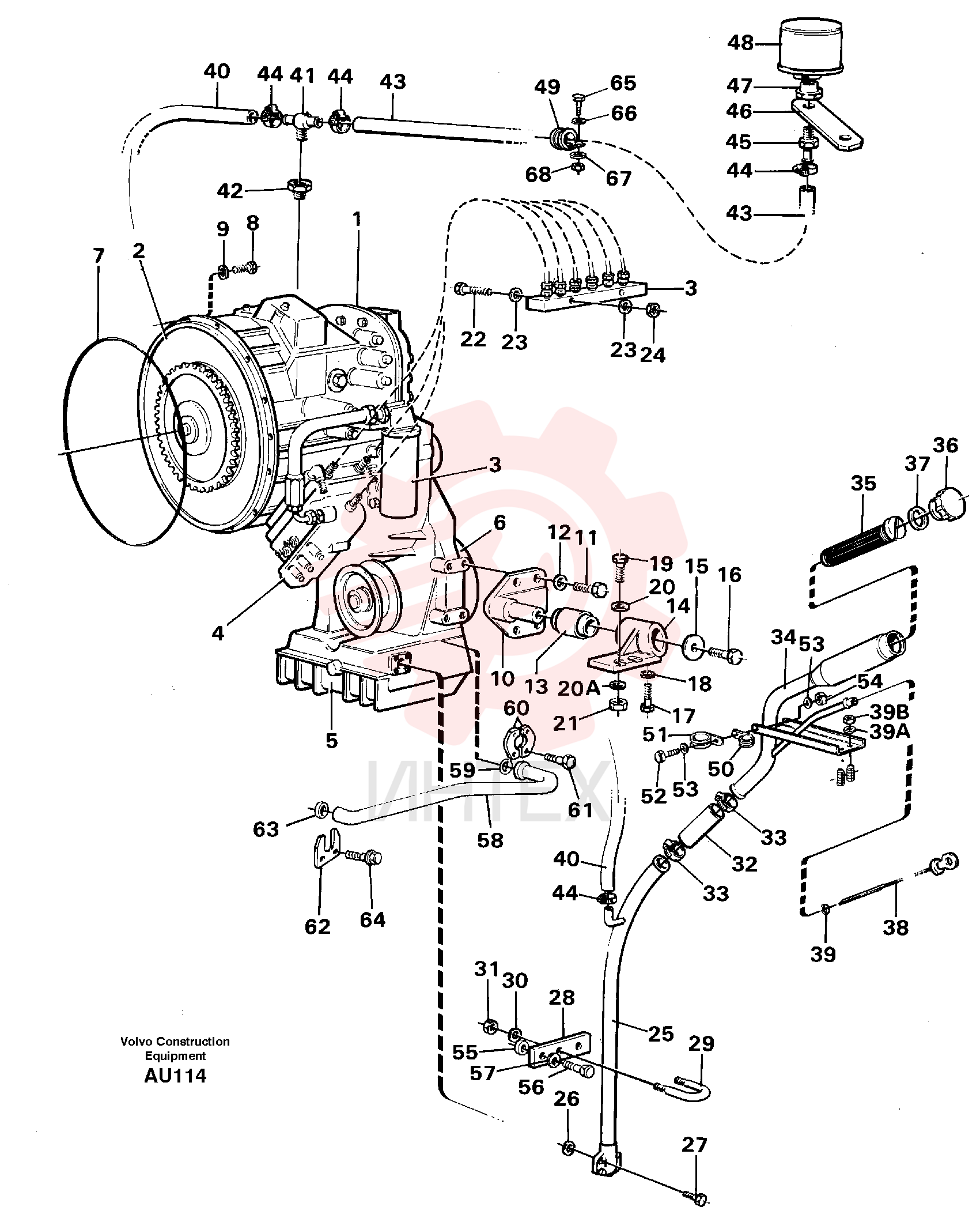 Hydraulic transmission VOE 30893