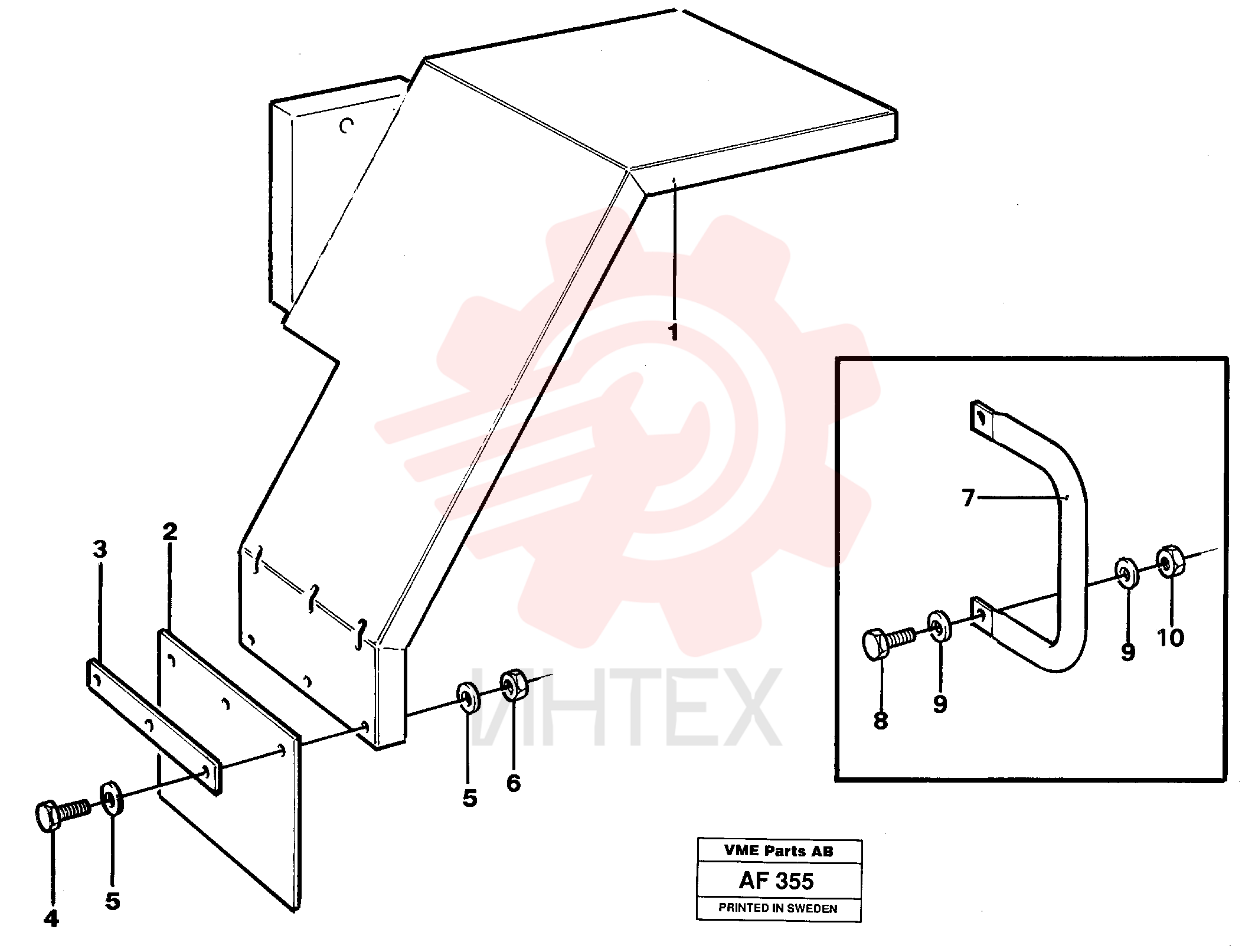 Mudguard VOE 11026555 (1)