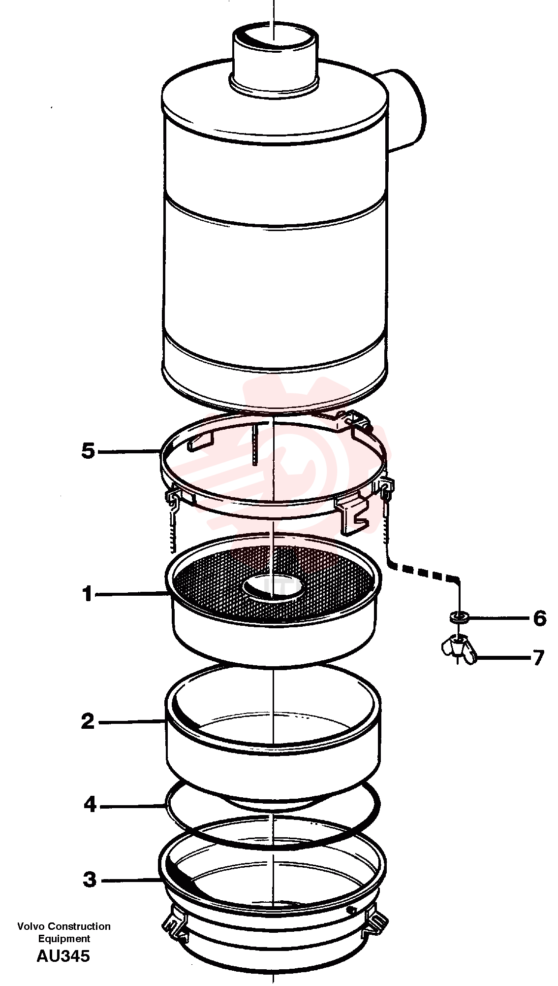 Oil bath air cleaner VOE 11033550 (3)