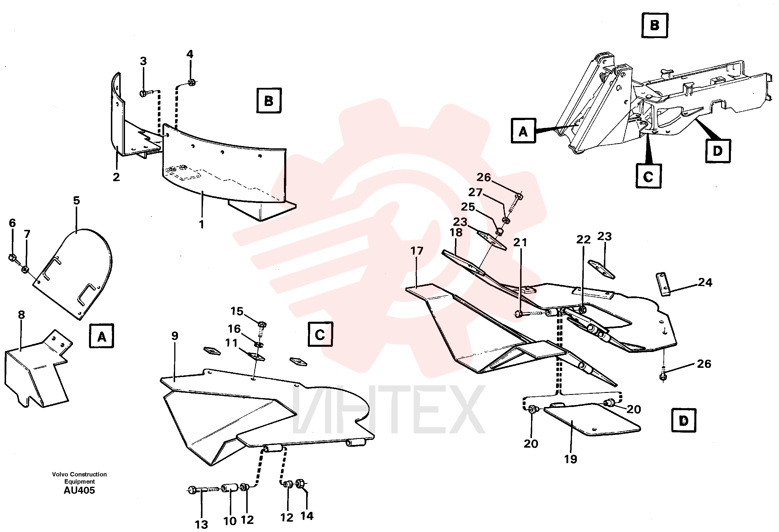 Protecting plate VOE 11079211 (2)