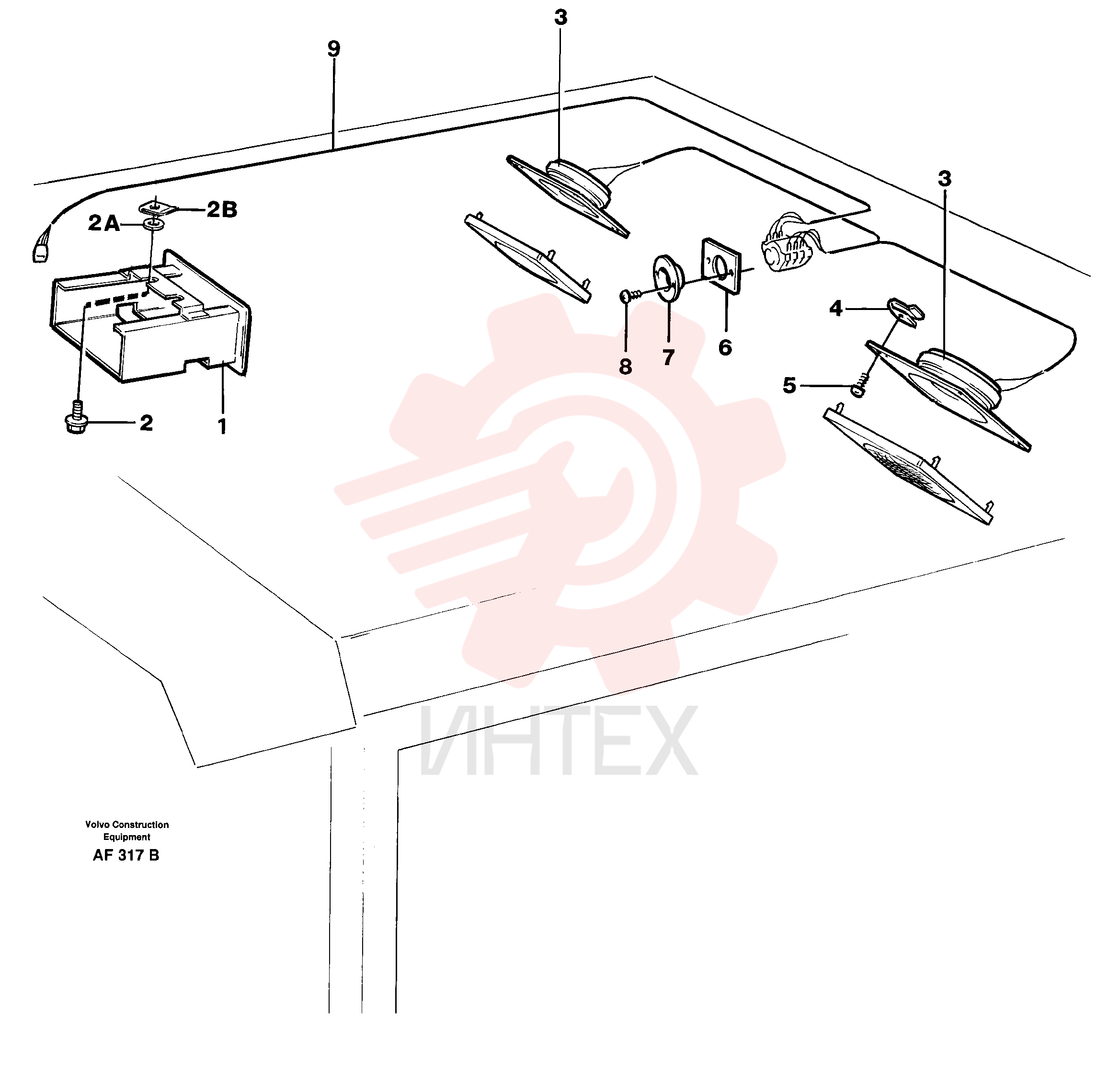 Radio bracket VOE 11006914
