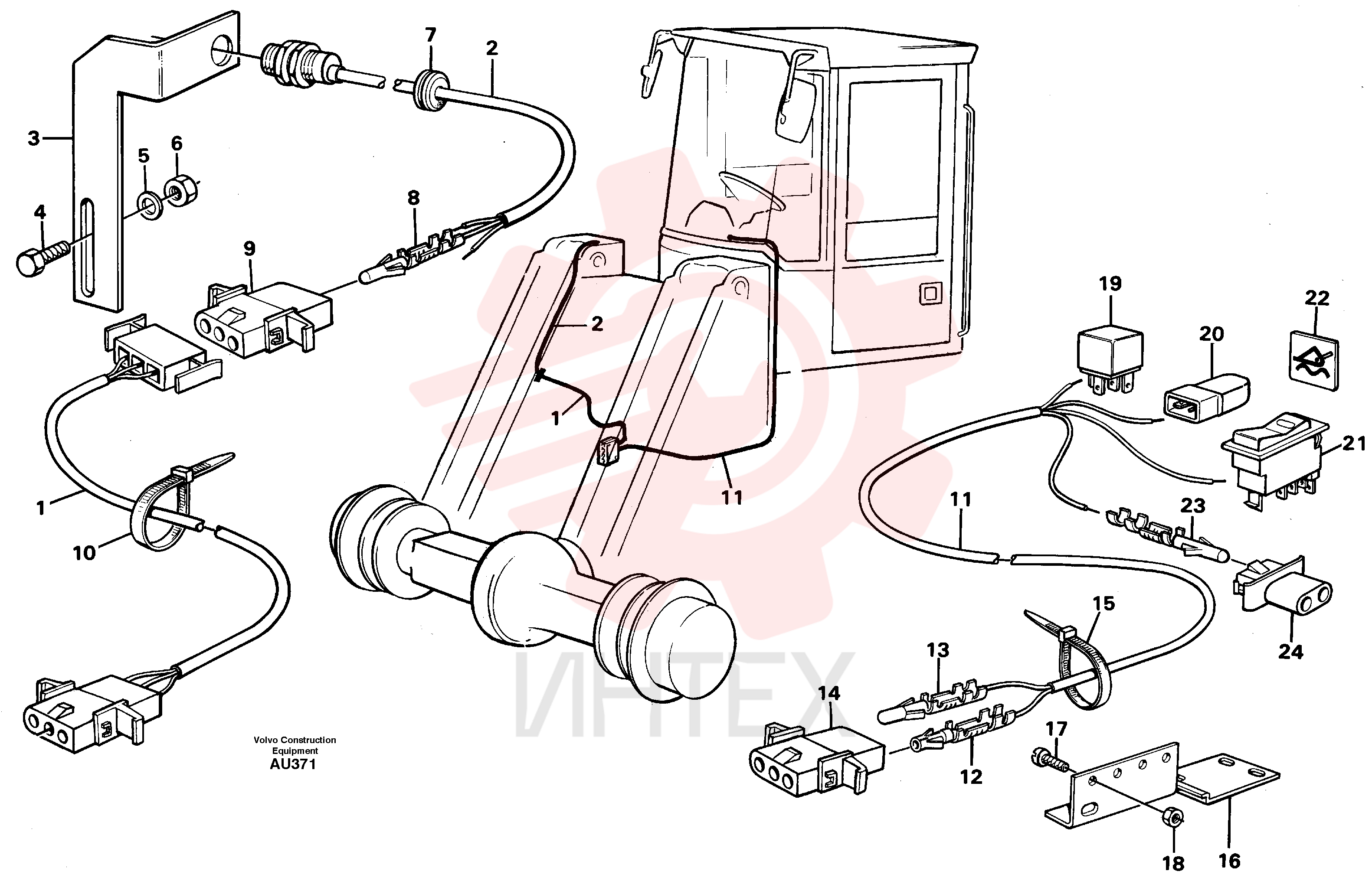 Wire harness VOE 11041953