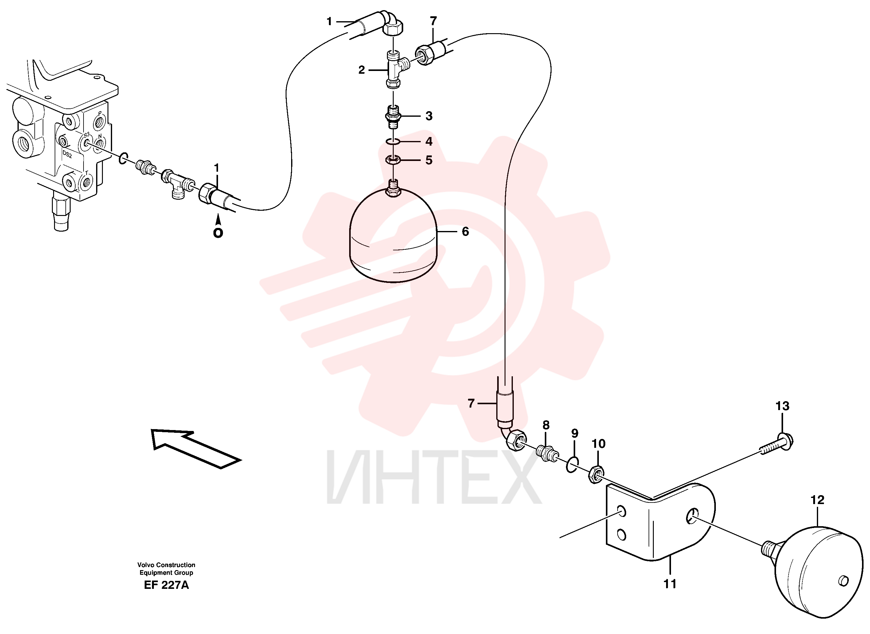 Flange screw VOE 946441