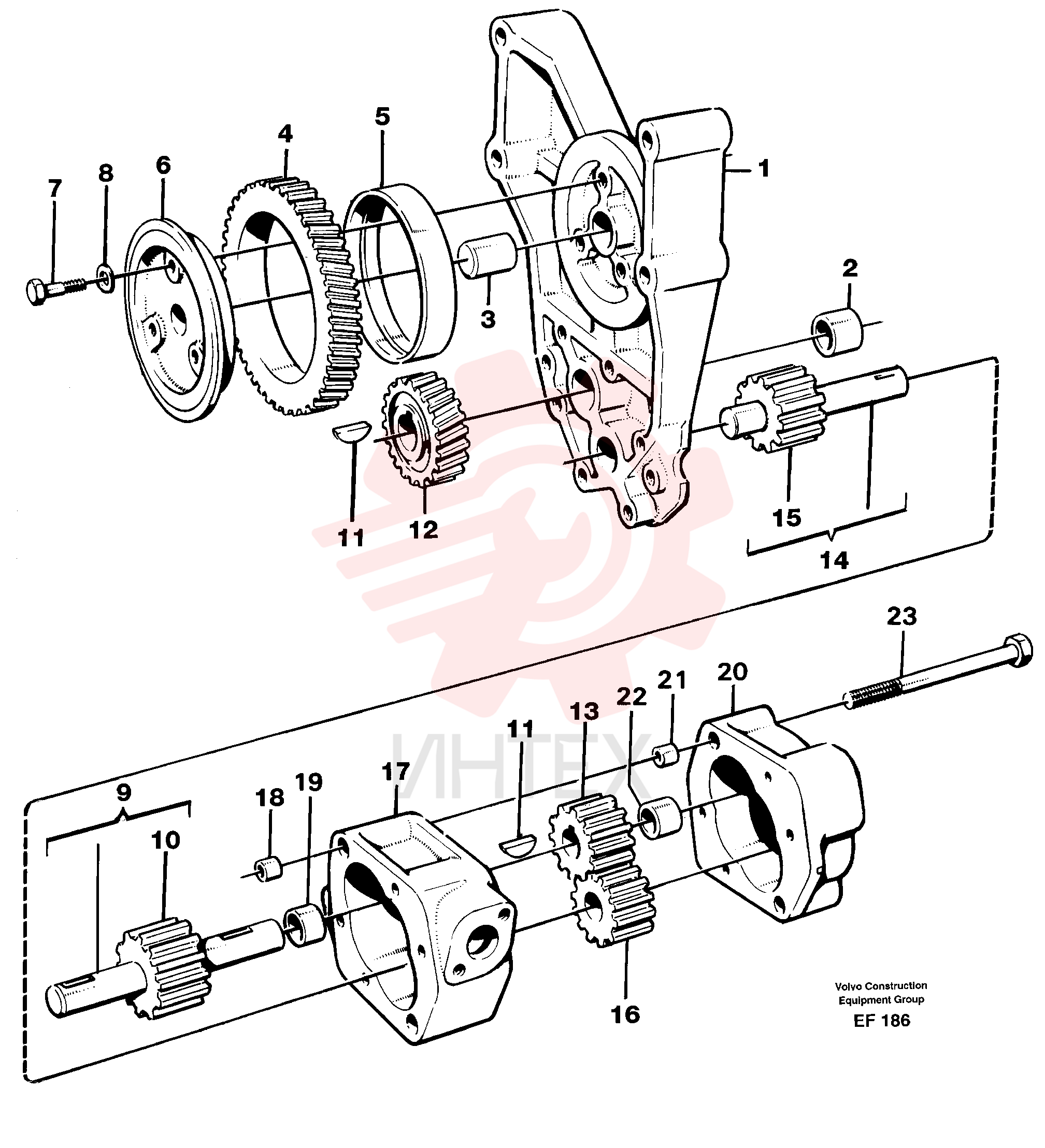 Overhaul kit VOE 11700221