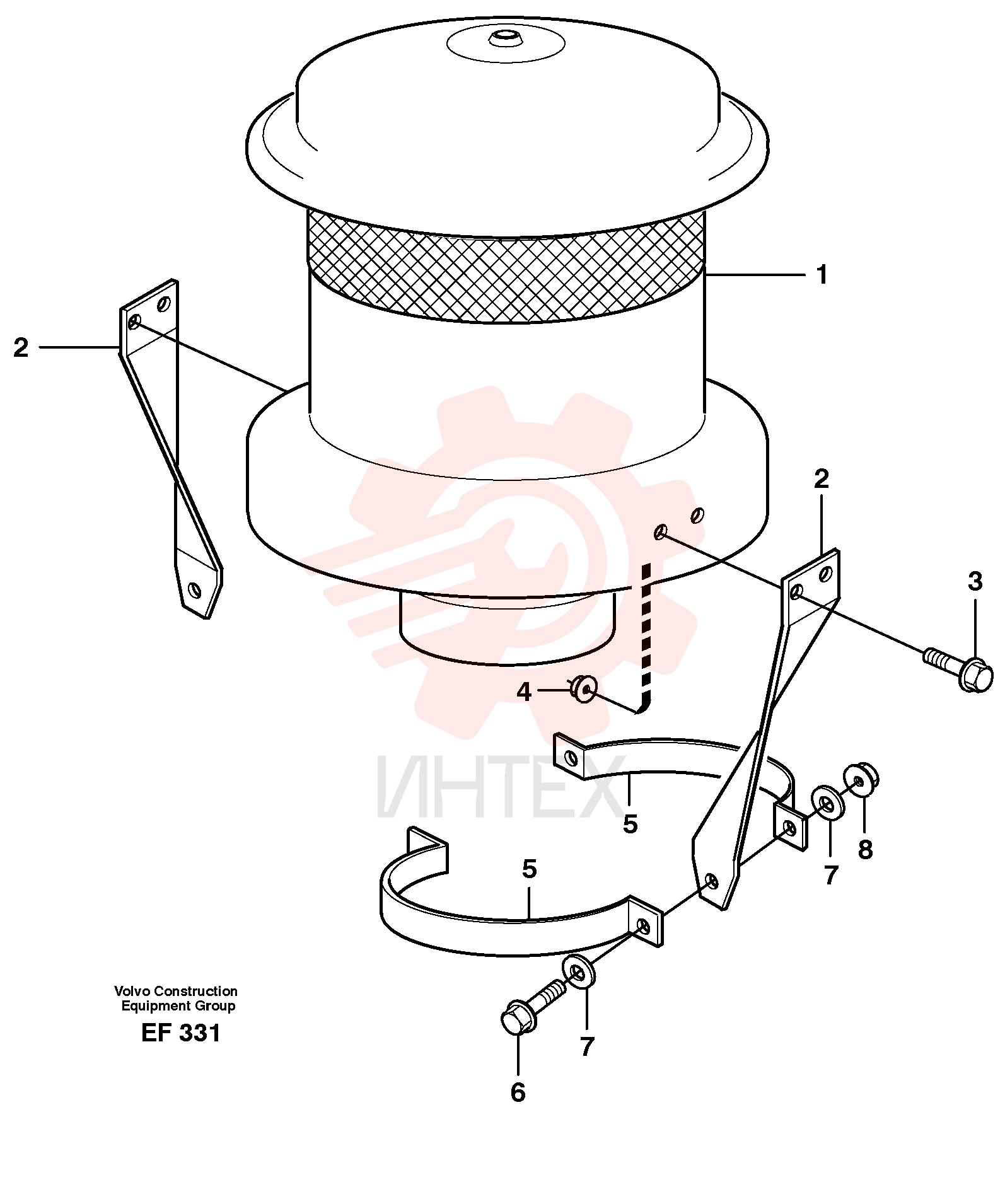 Pre-cleaner VOE 15025920