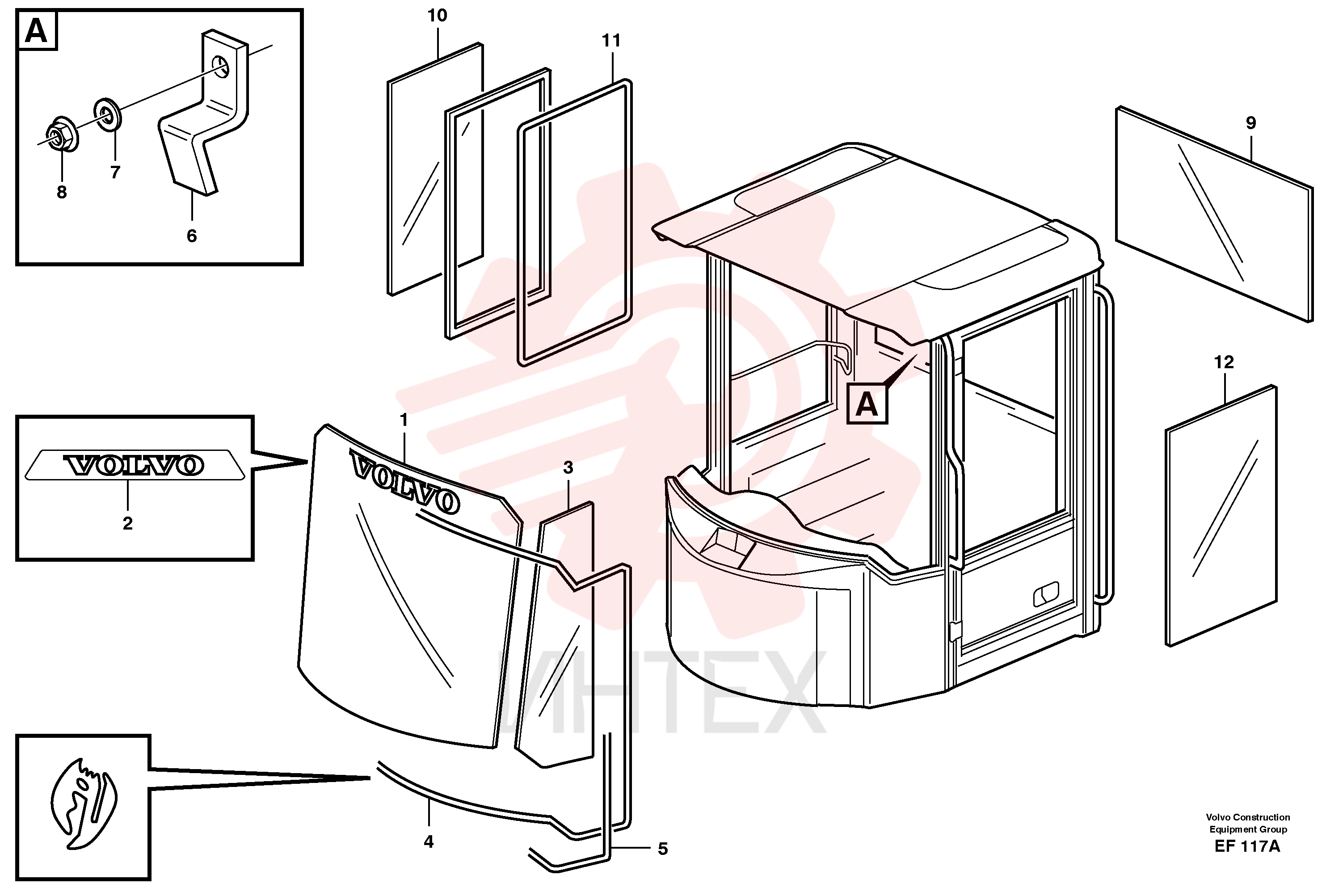 Rear Window VOE 11006478