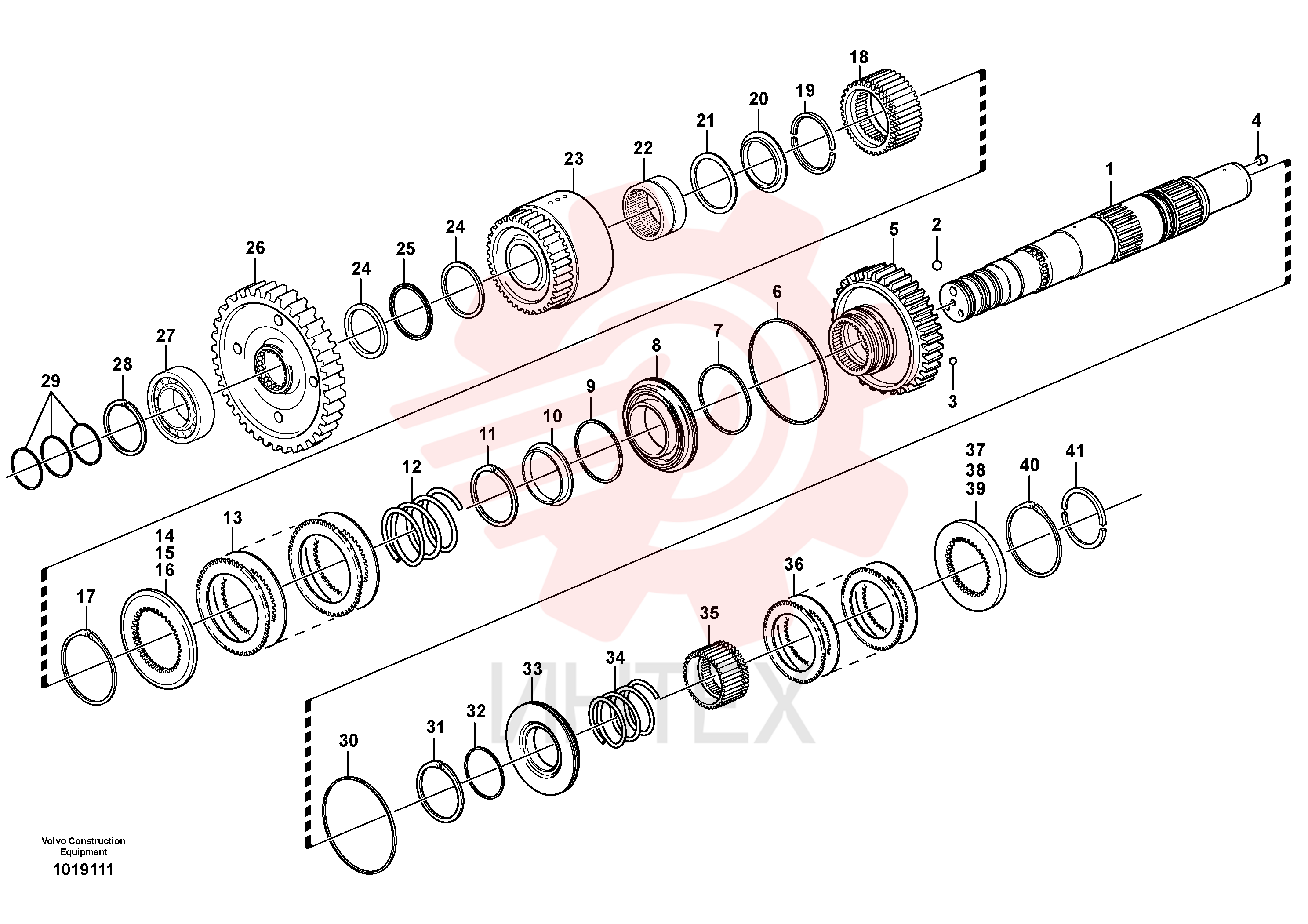 Clutch shaft