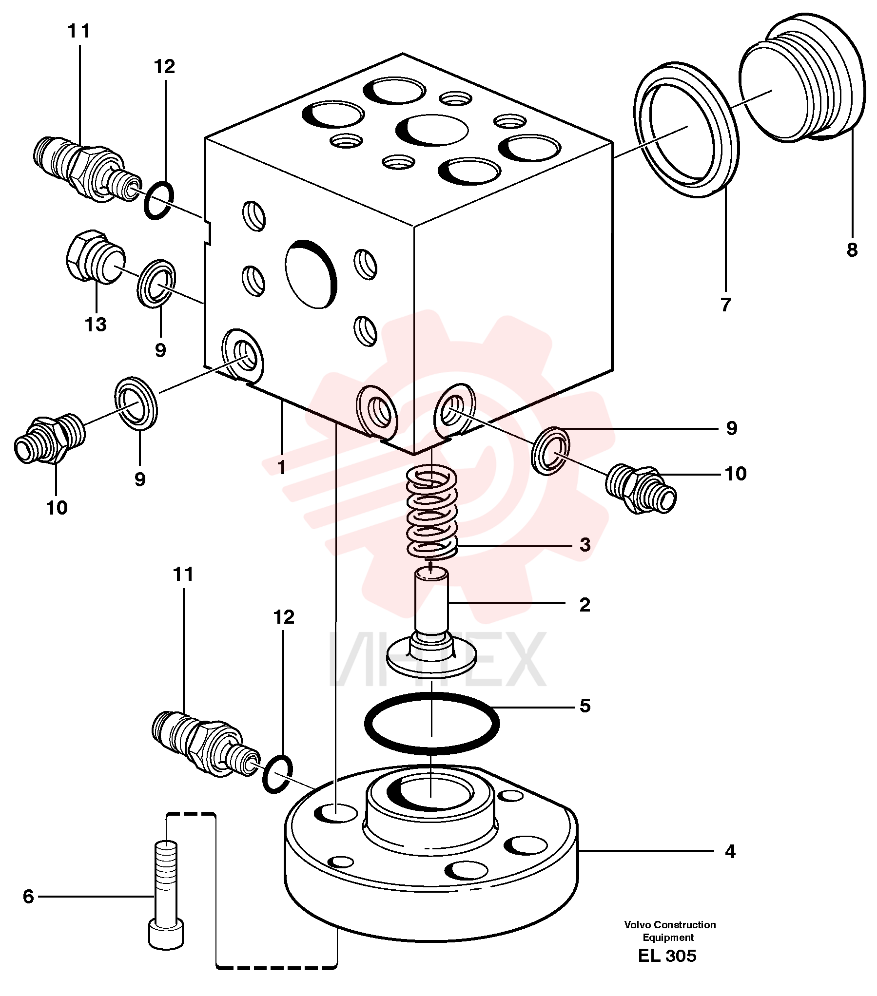Connecting block