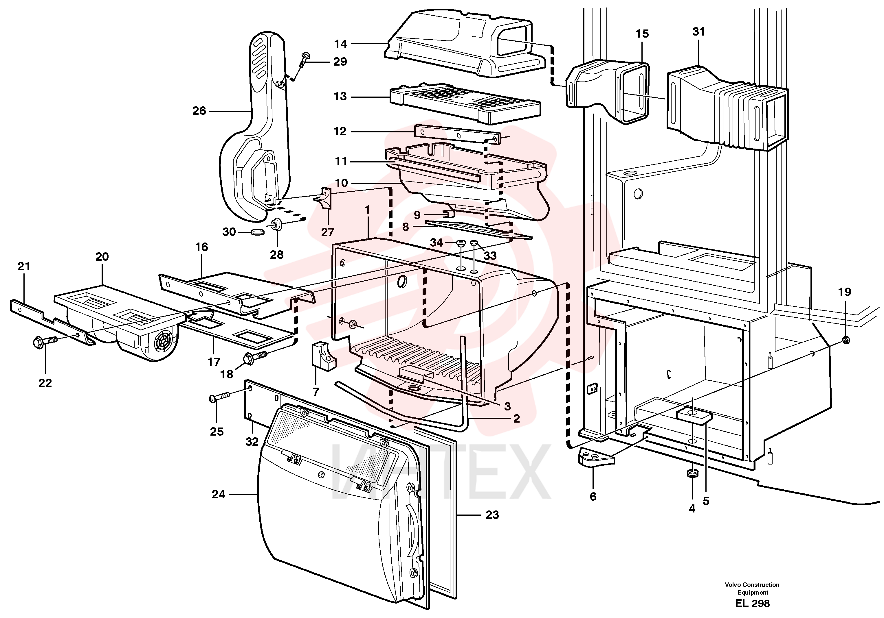 Fan housing VOE 11006157 (3)