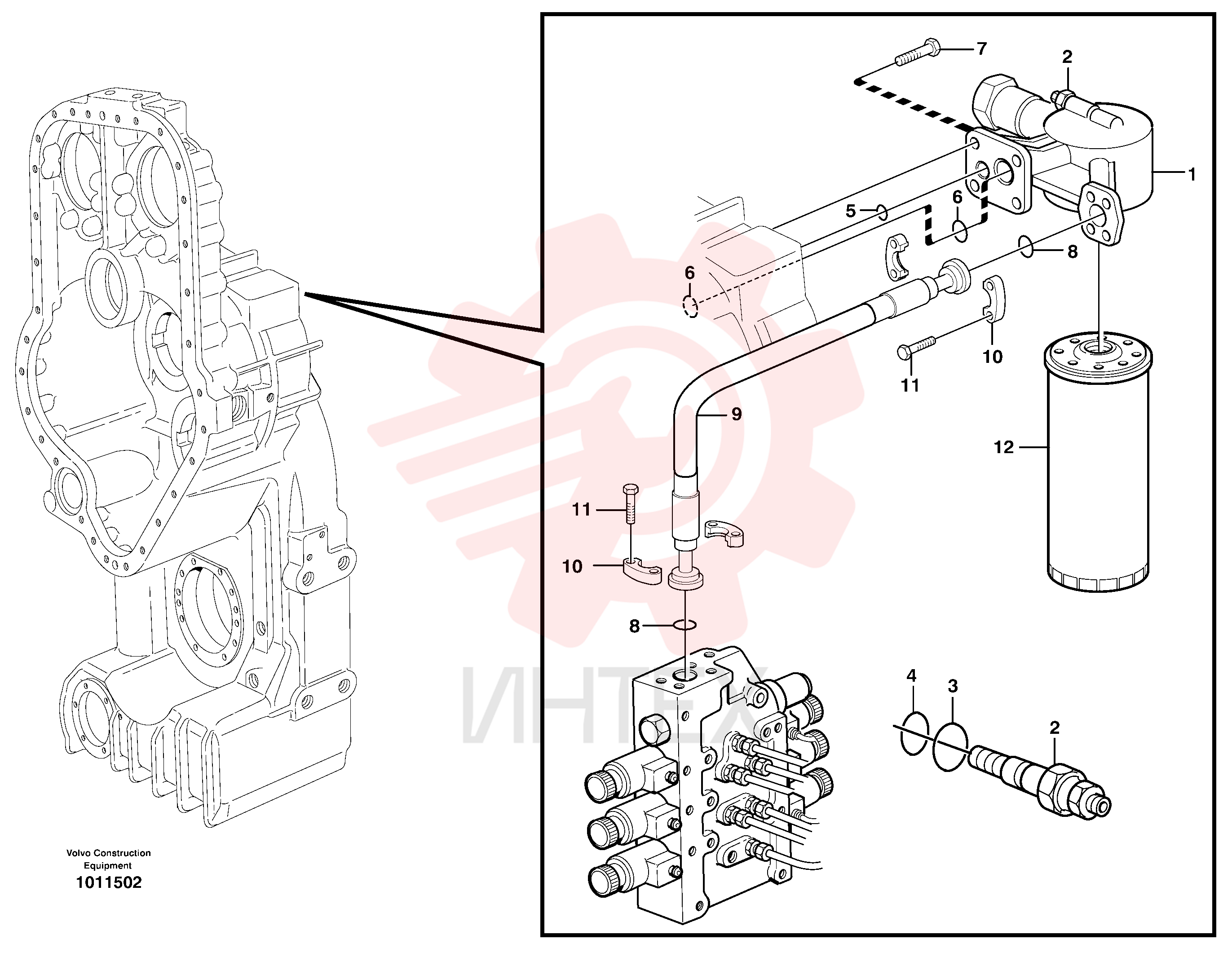 Filter retainer VOE 11145105 (2)