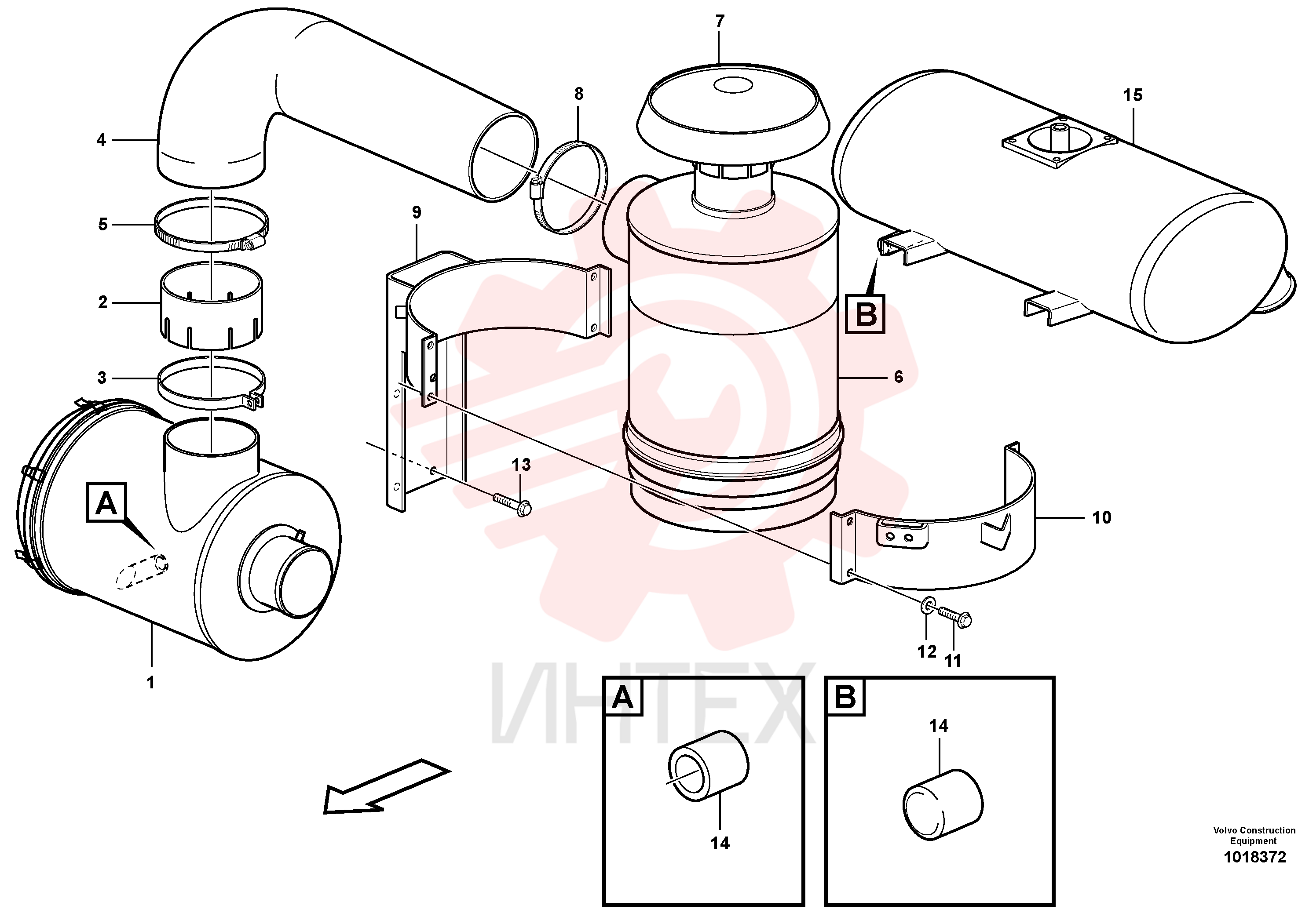 Flange screw VOE 946472 (4)