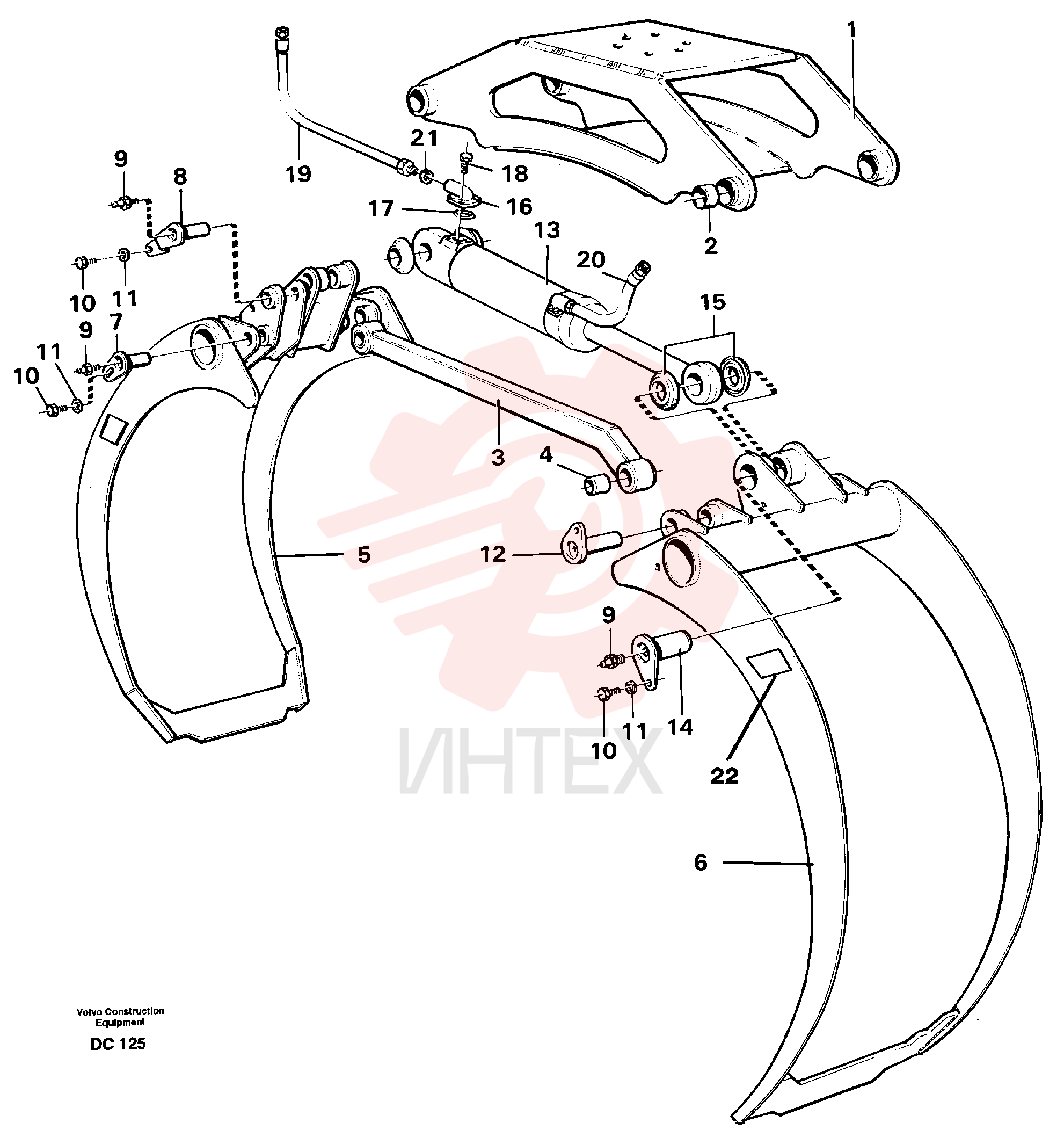 Гидроцилиндр VOE 11045358