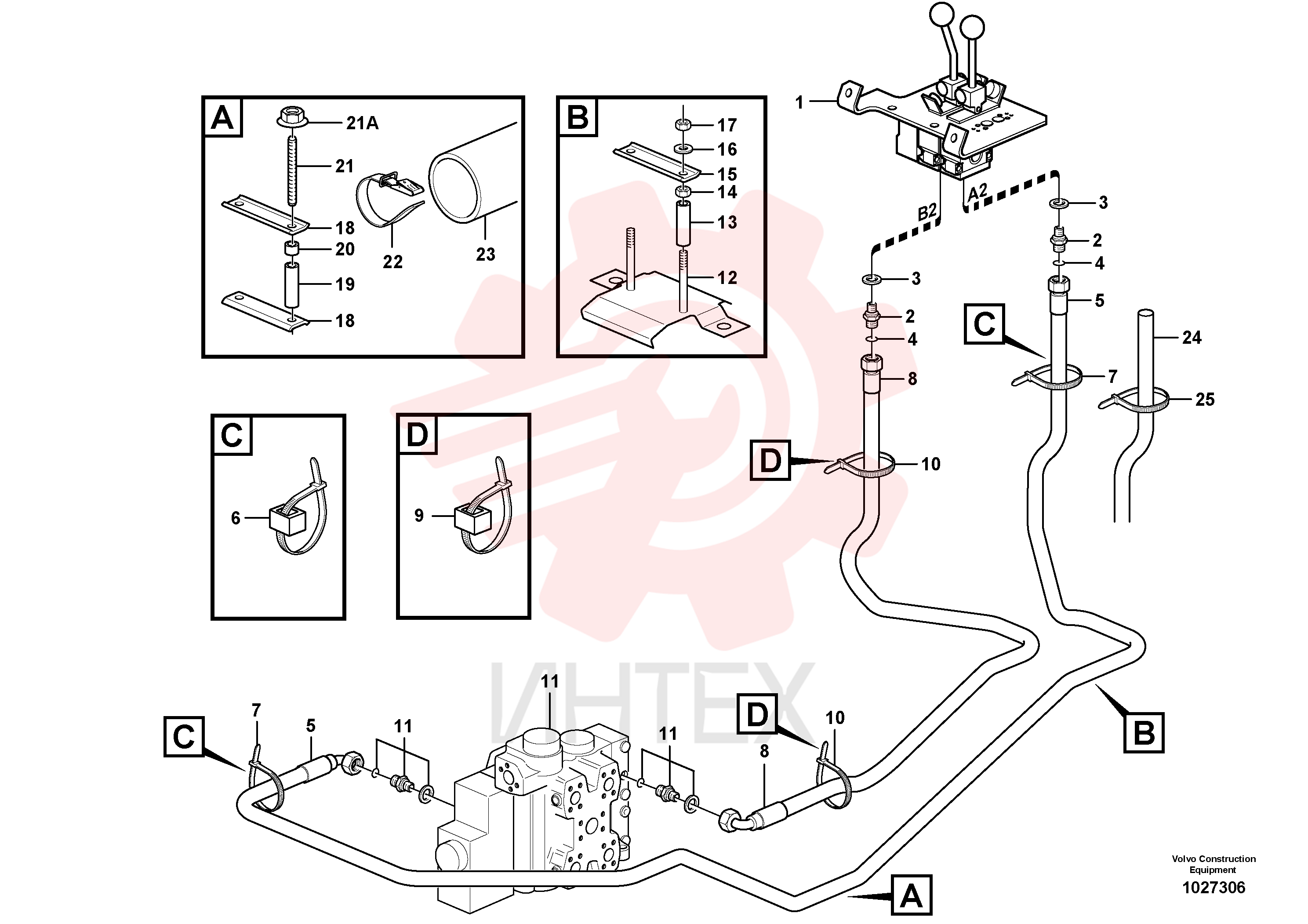 Hose assembly VOE 11172992 (2)