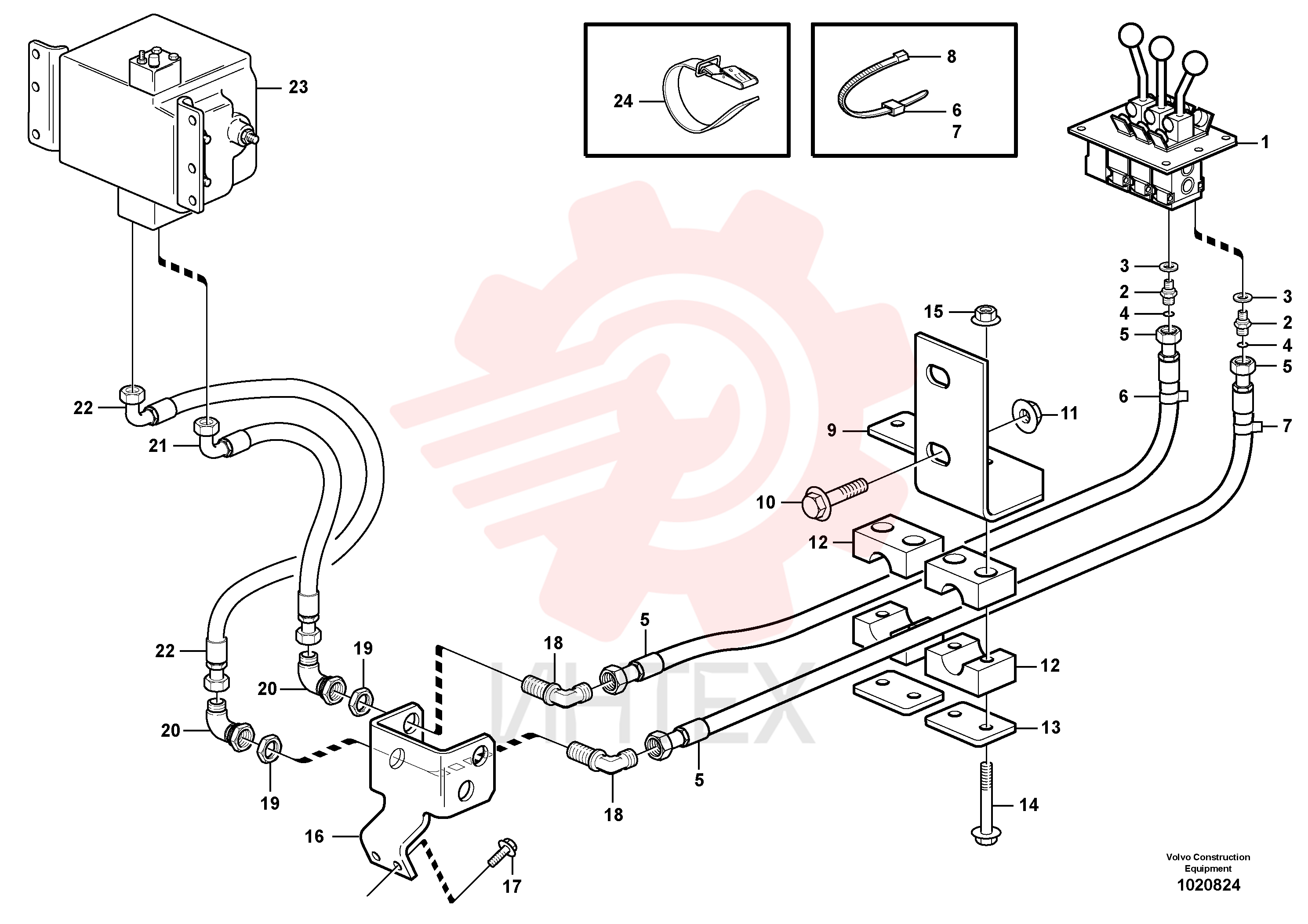 Hose assembly VOE 11130862