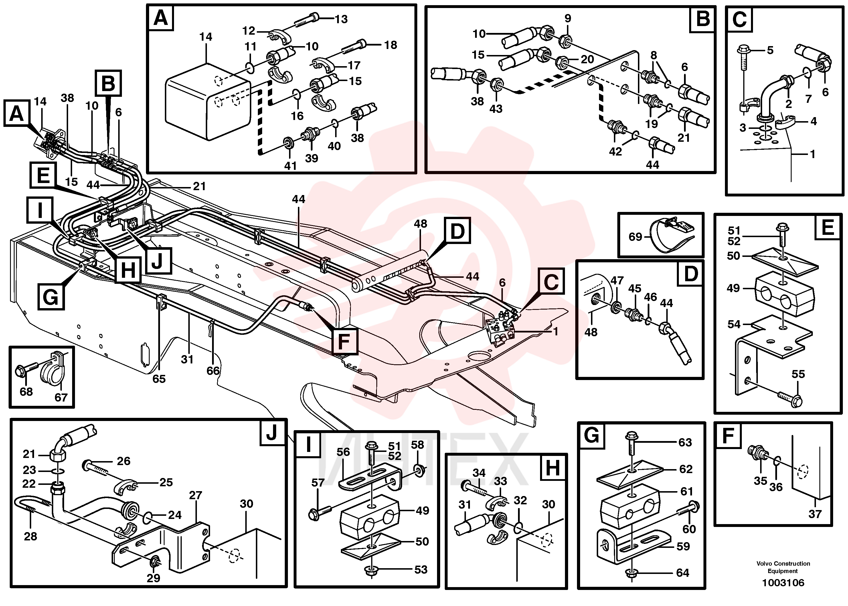 Hose assembly VOE 11410871