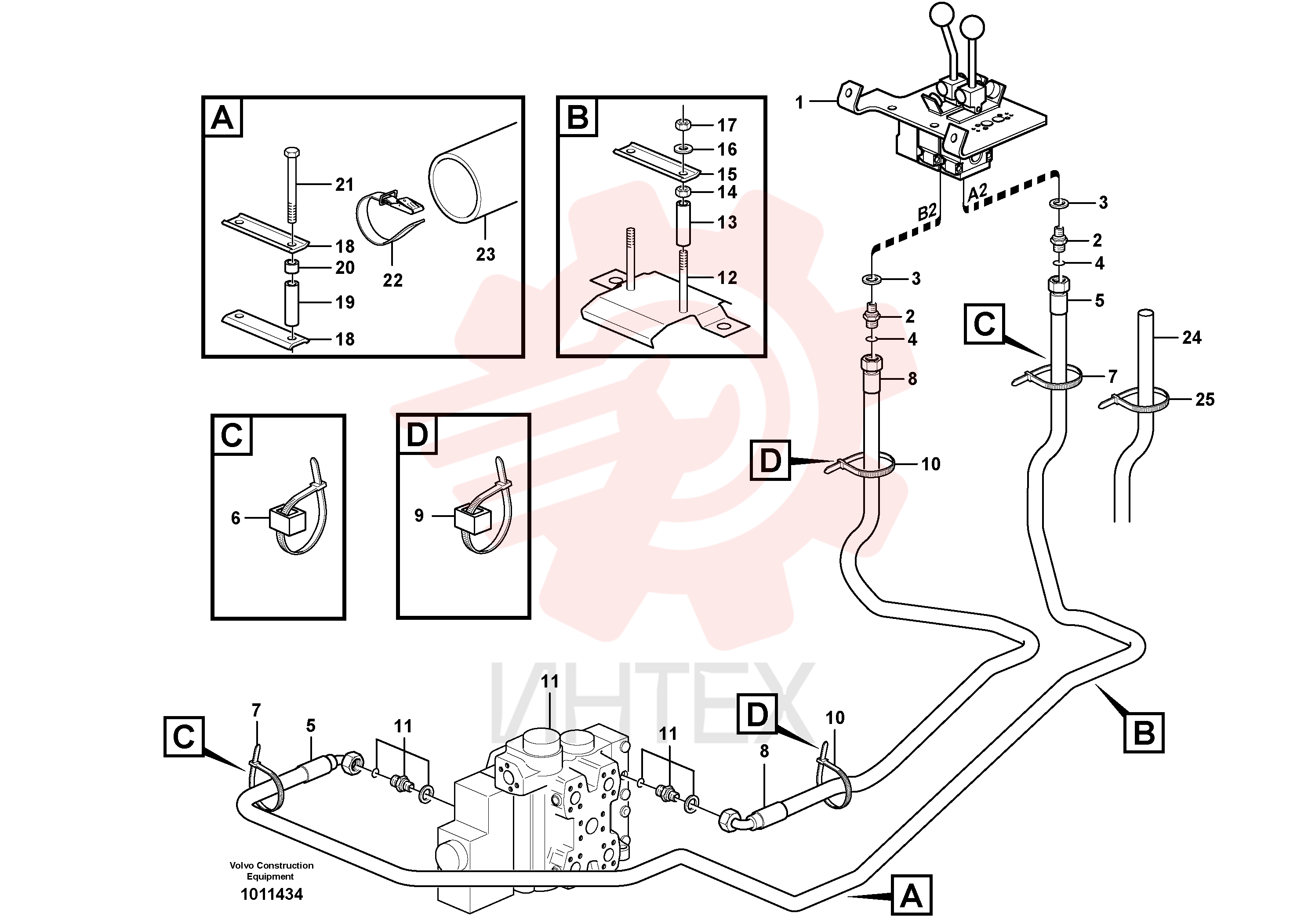 Hose assembly VOE 11172992 (1)