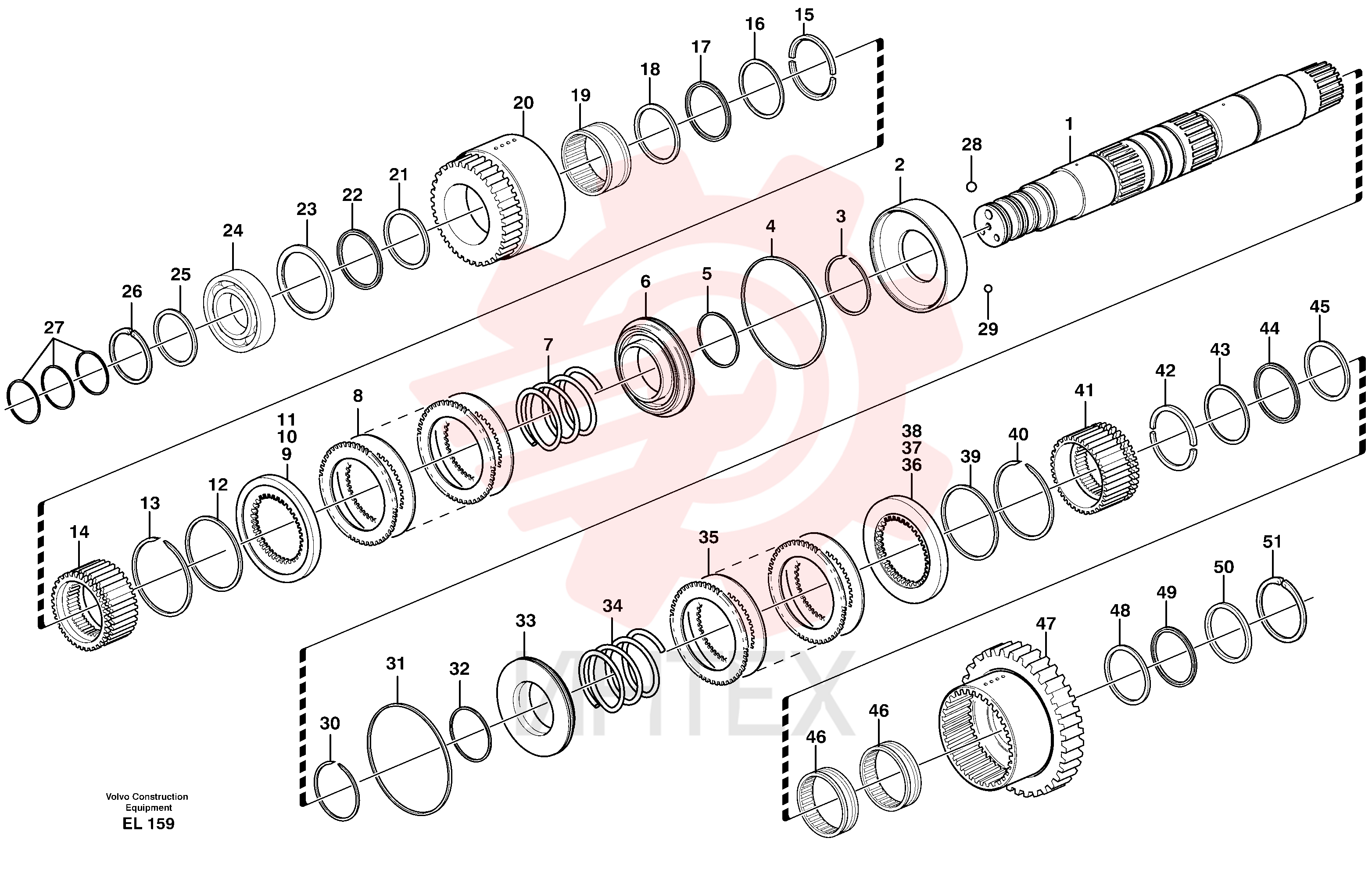 Hydraulic clutch VOE 11144440 (3)