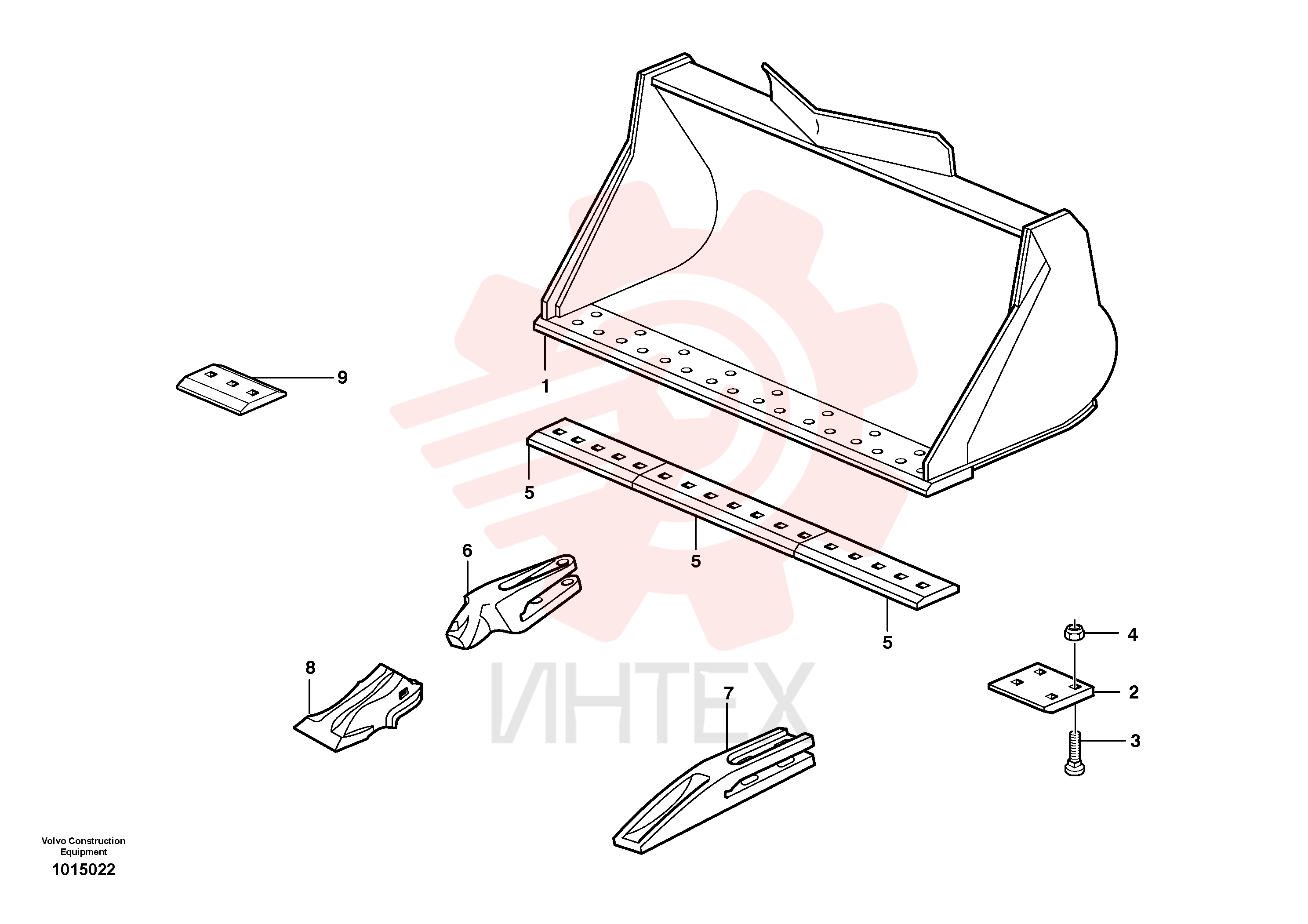 Нож ковша