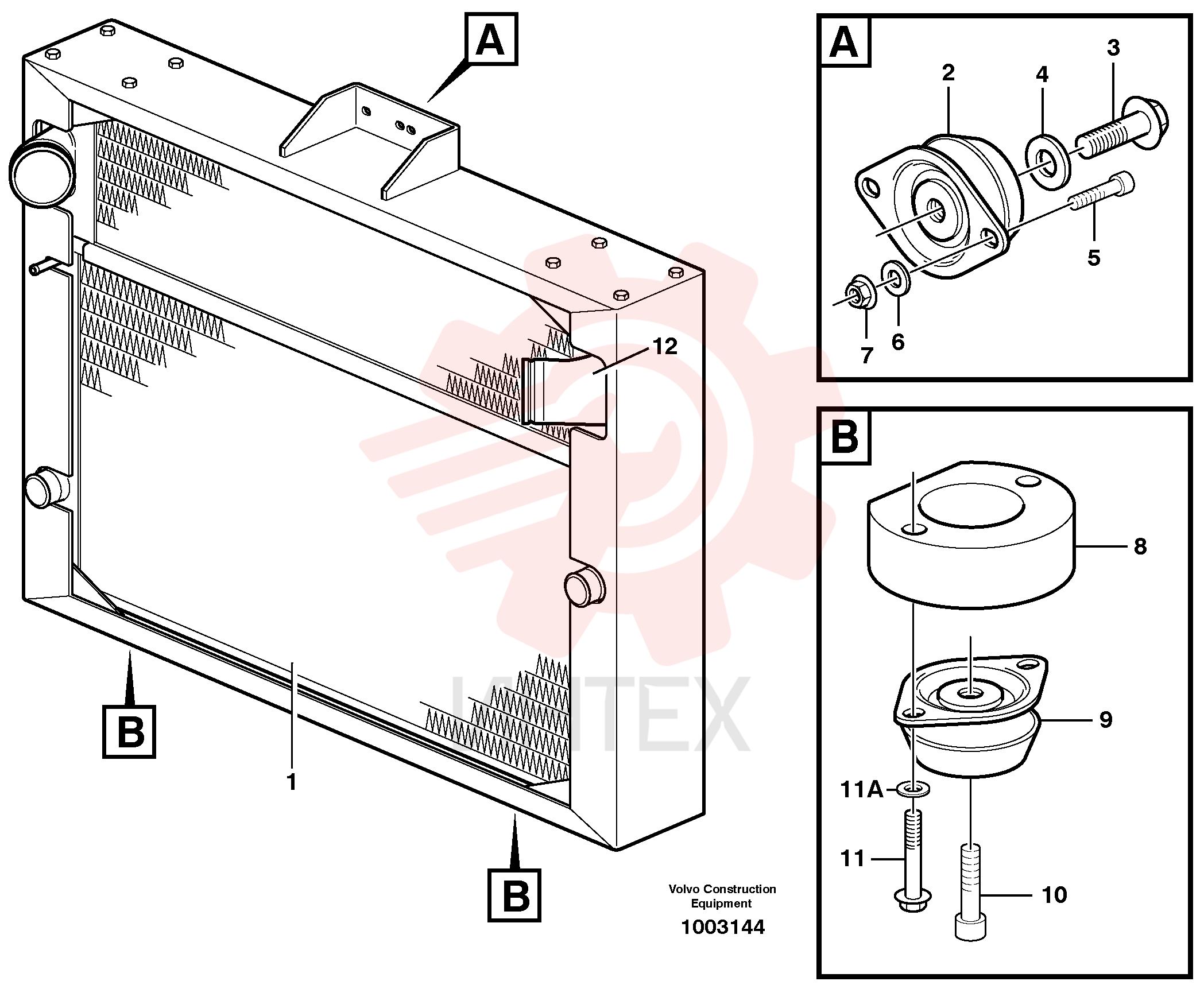 Rubber Seal VOE 11110525