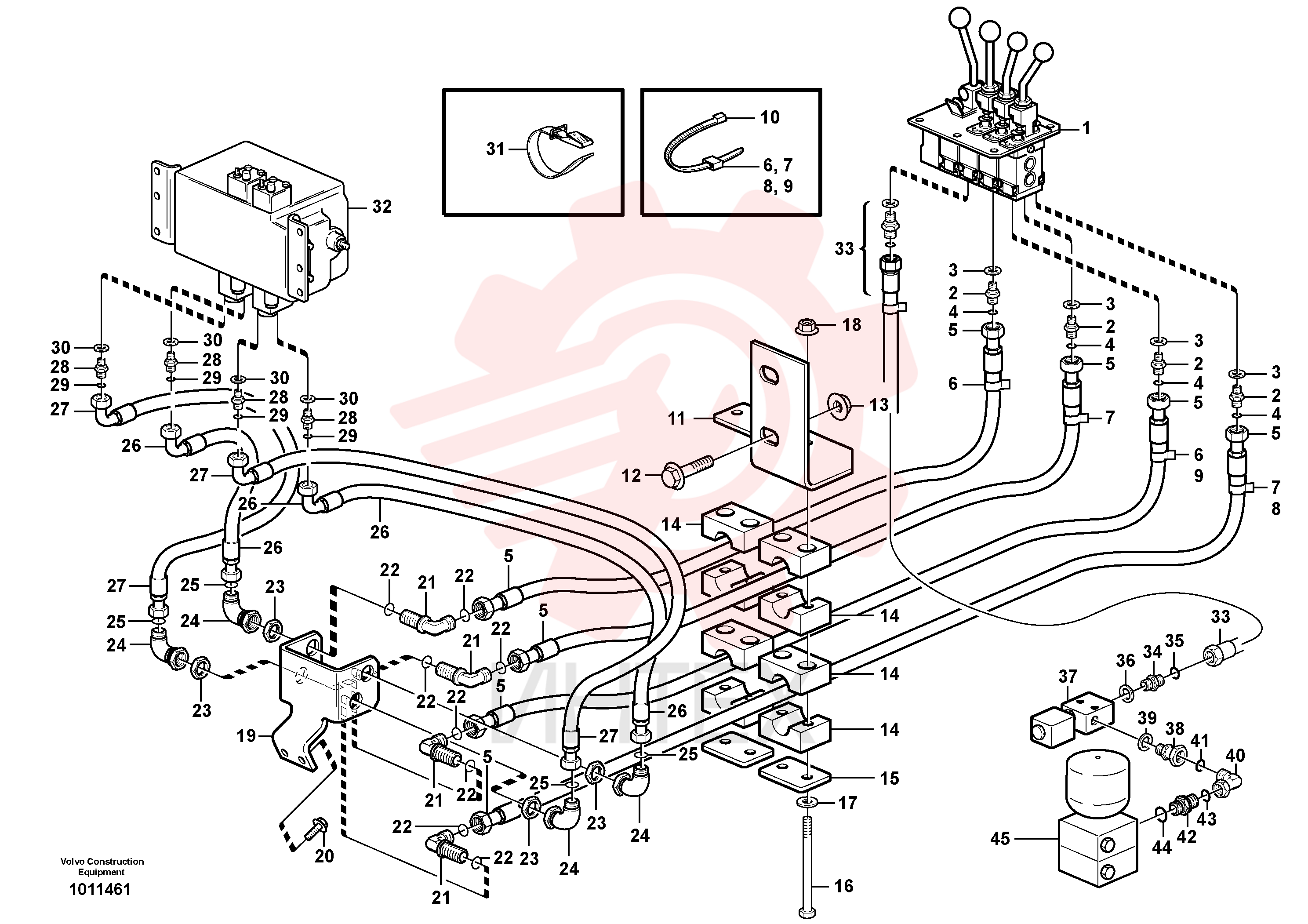 Sealing kit VOE 11709838 (1)