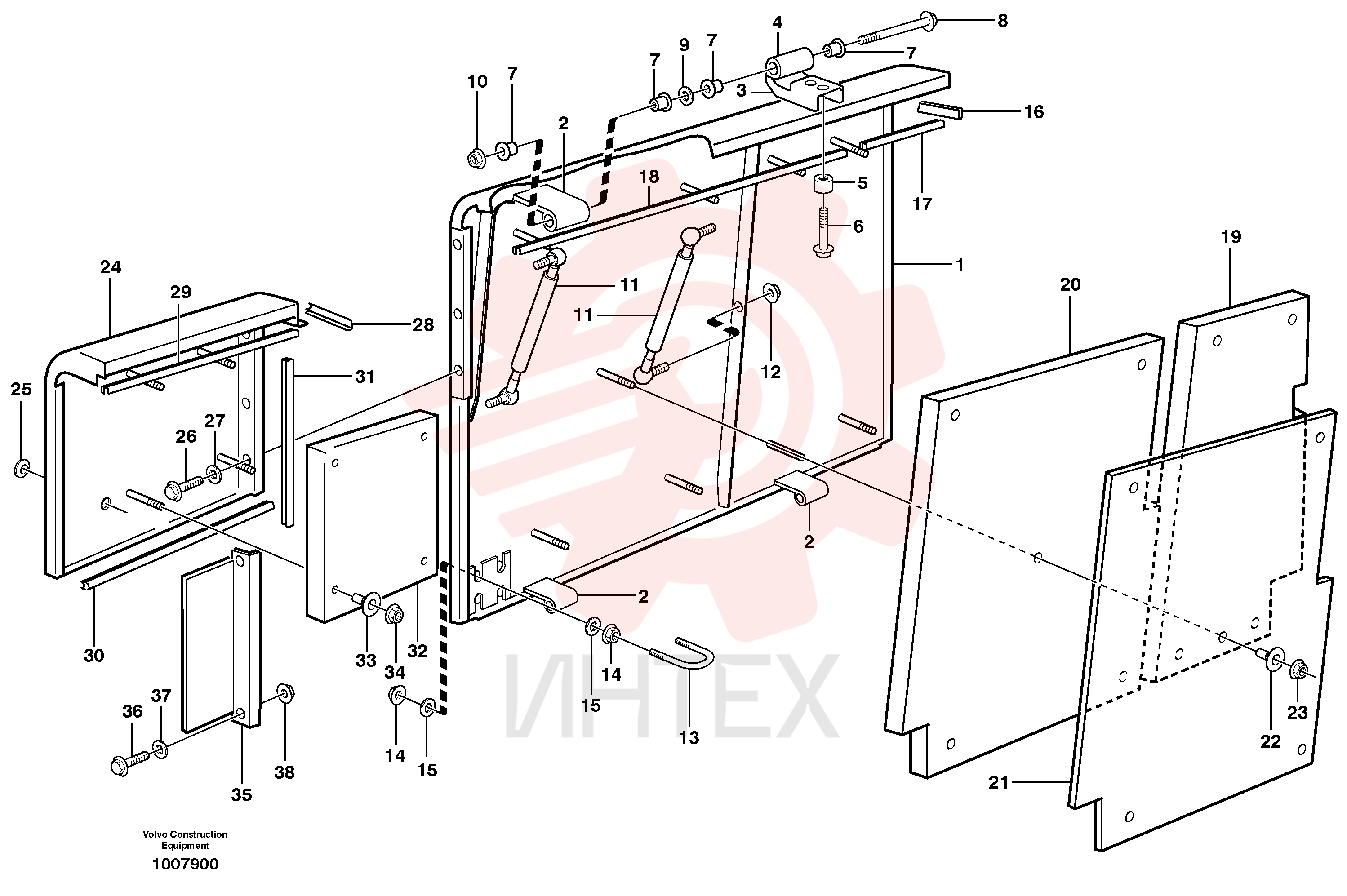 Side hatch VOE 11413101