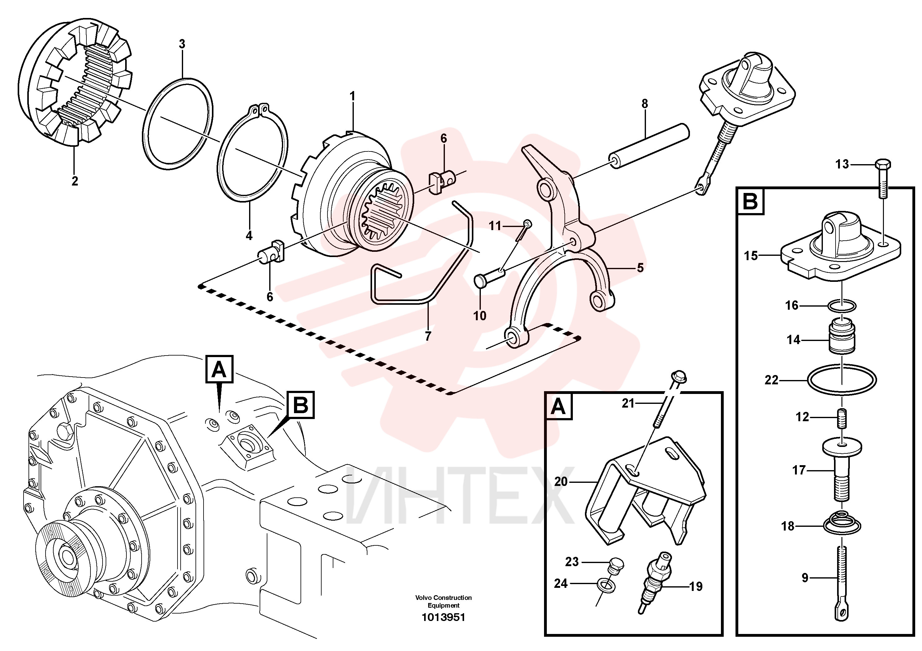 Companion flange VOE 1522098