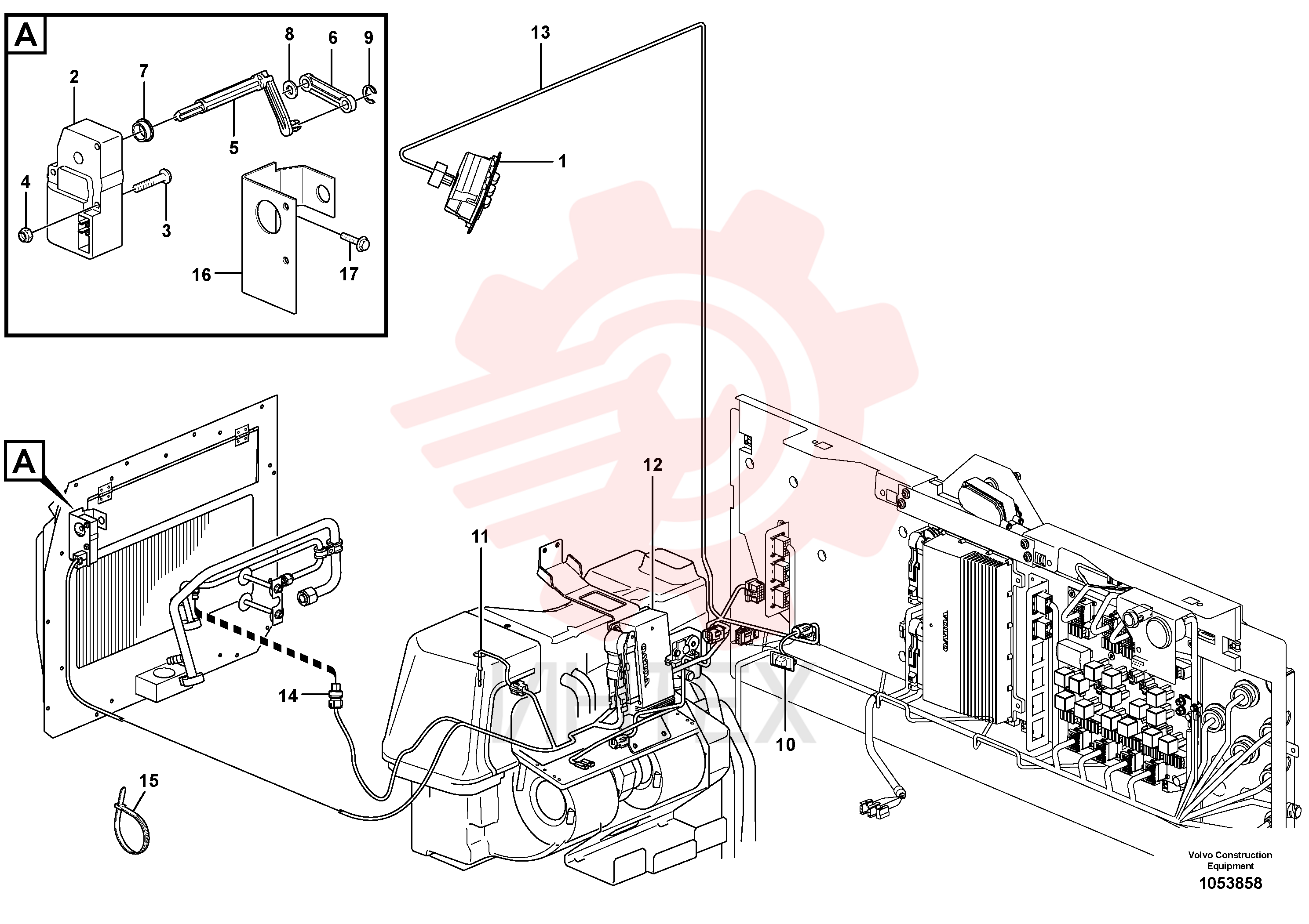 Control panel VOE 11412641