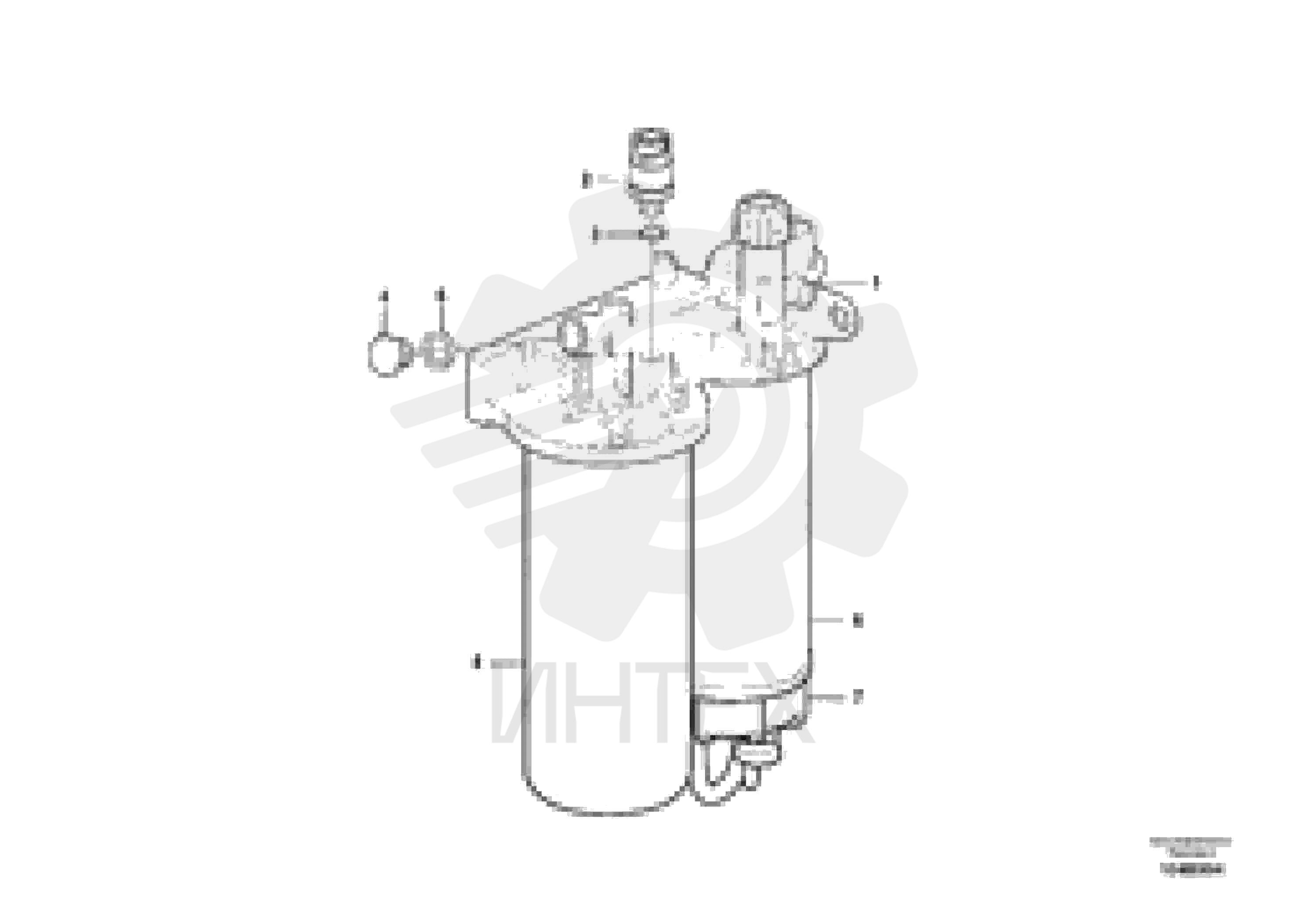 Fuel filter housing VOE 21023287