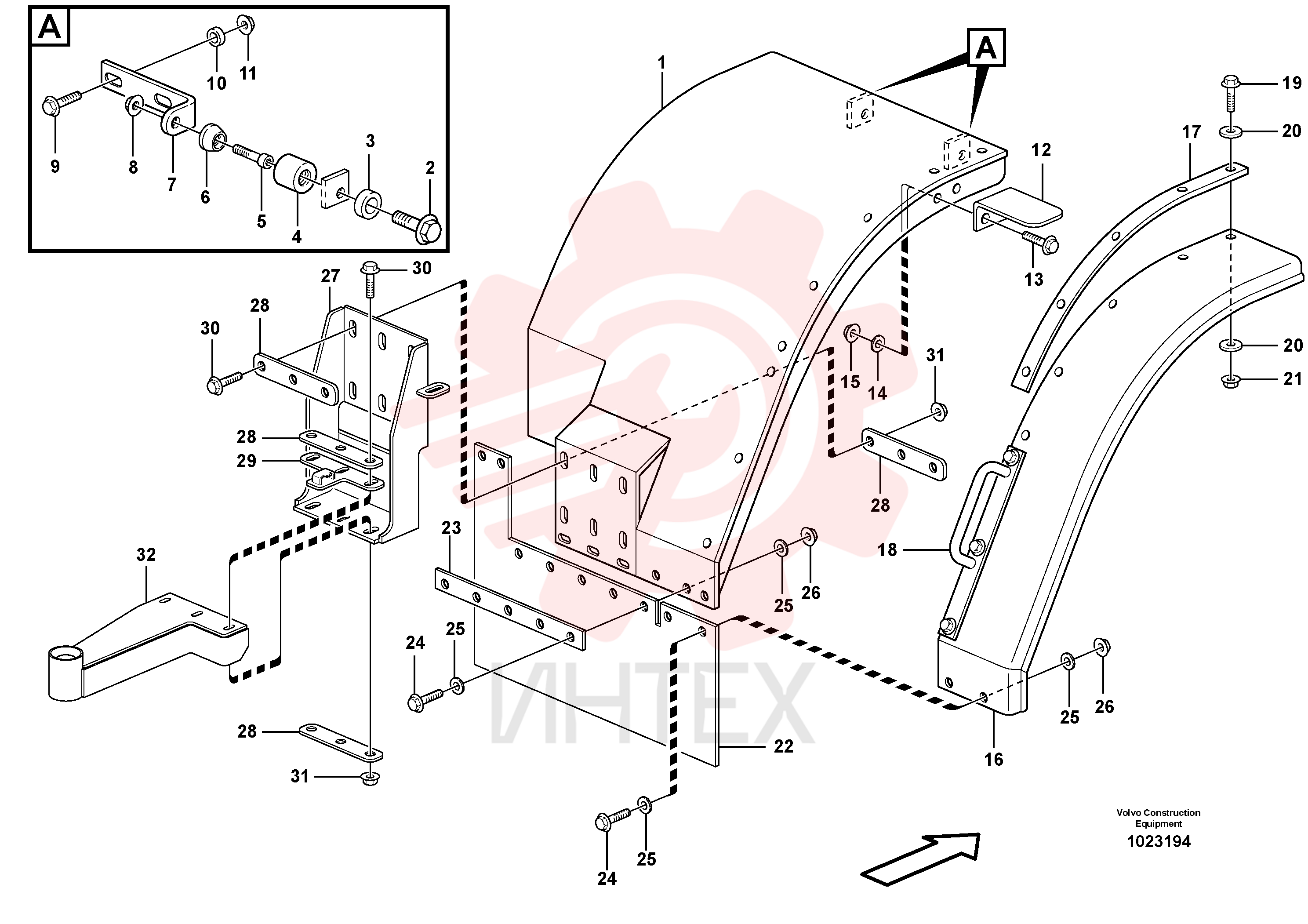 Mudguard VOE 11400970