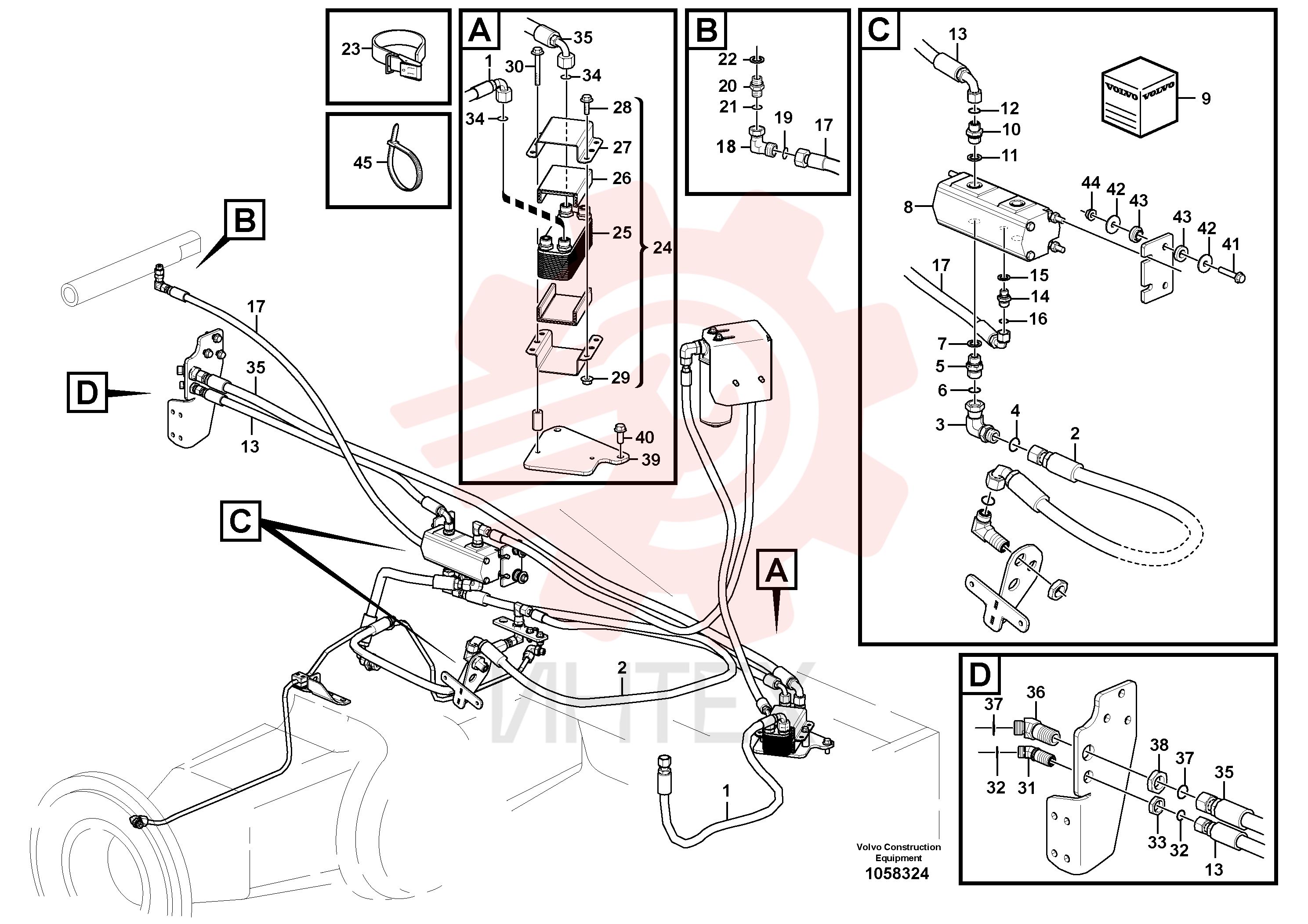 Hose assembly VOE 11410776