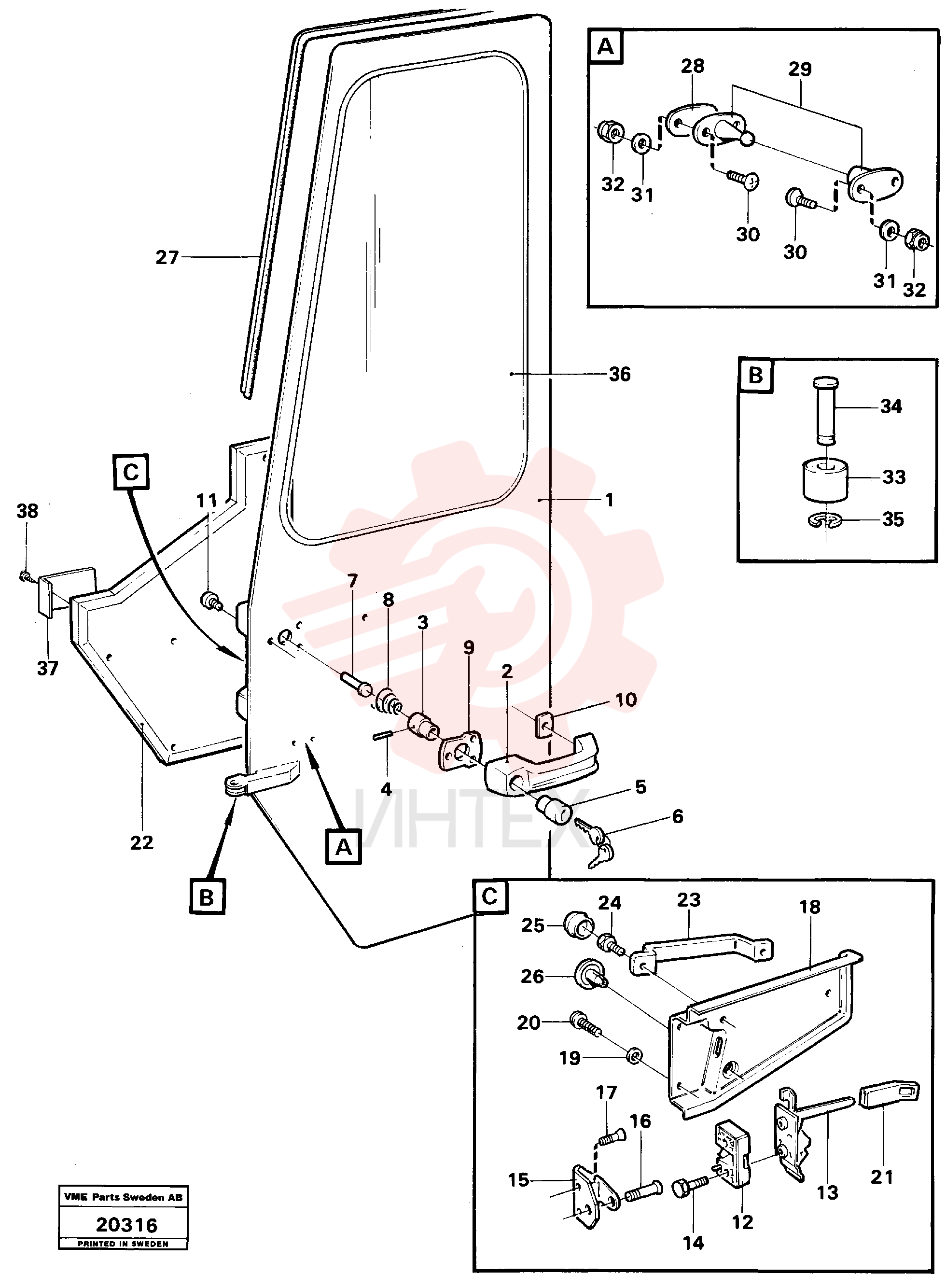 Push button VOE 389204