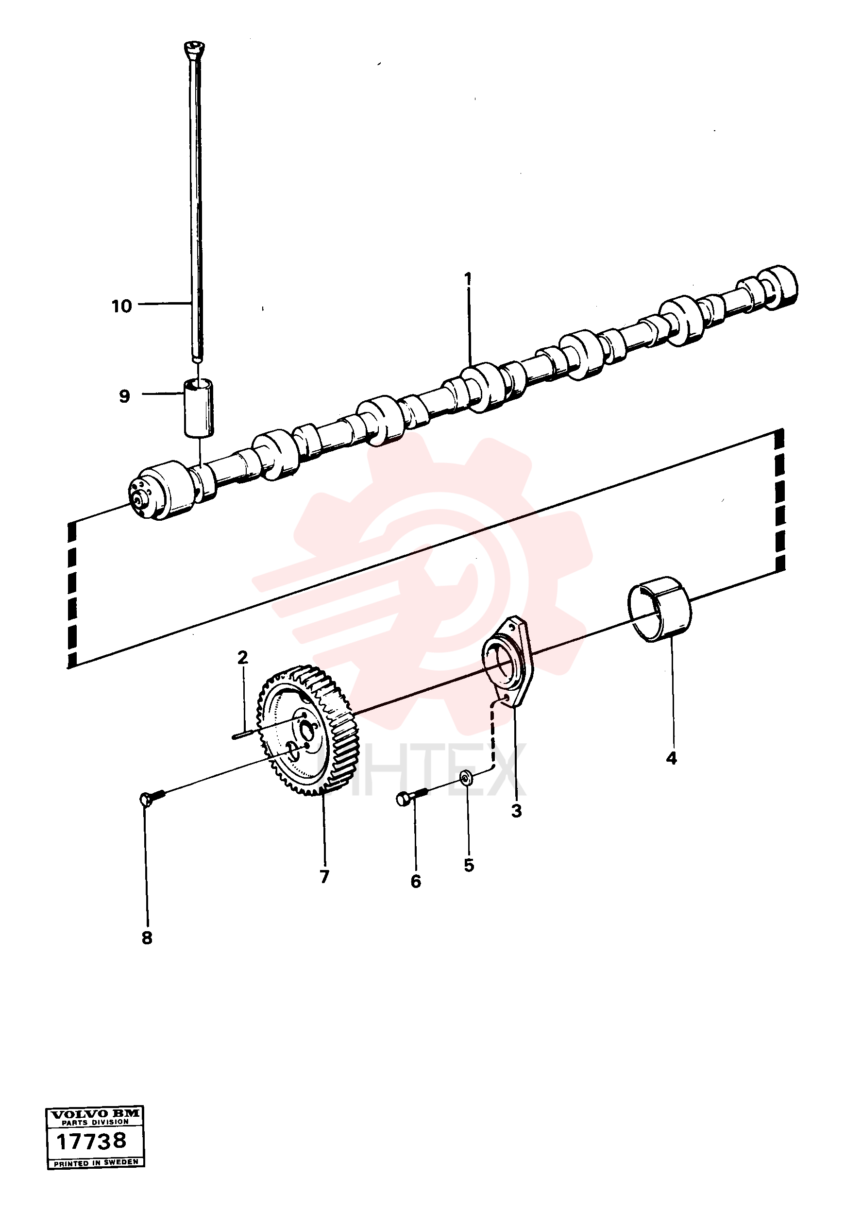 Распредвал VOE 479450
