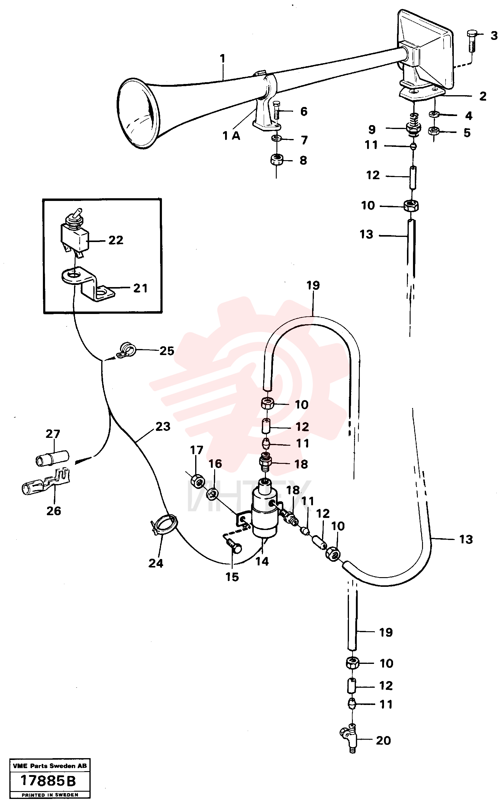 Ремкомплект VOE 6643774 (1)