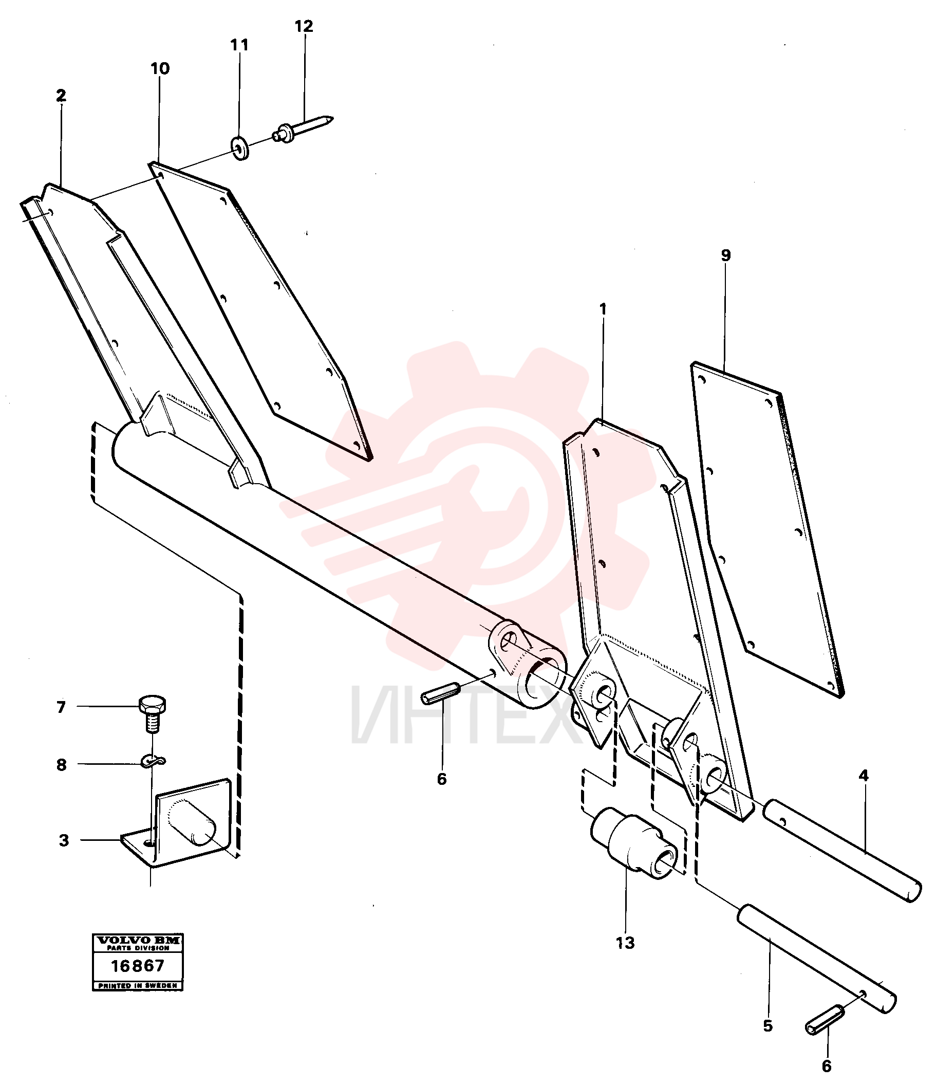 Shaft retainer VOE 11023229