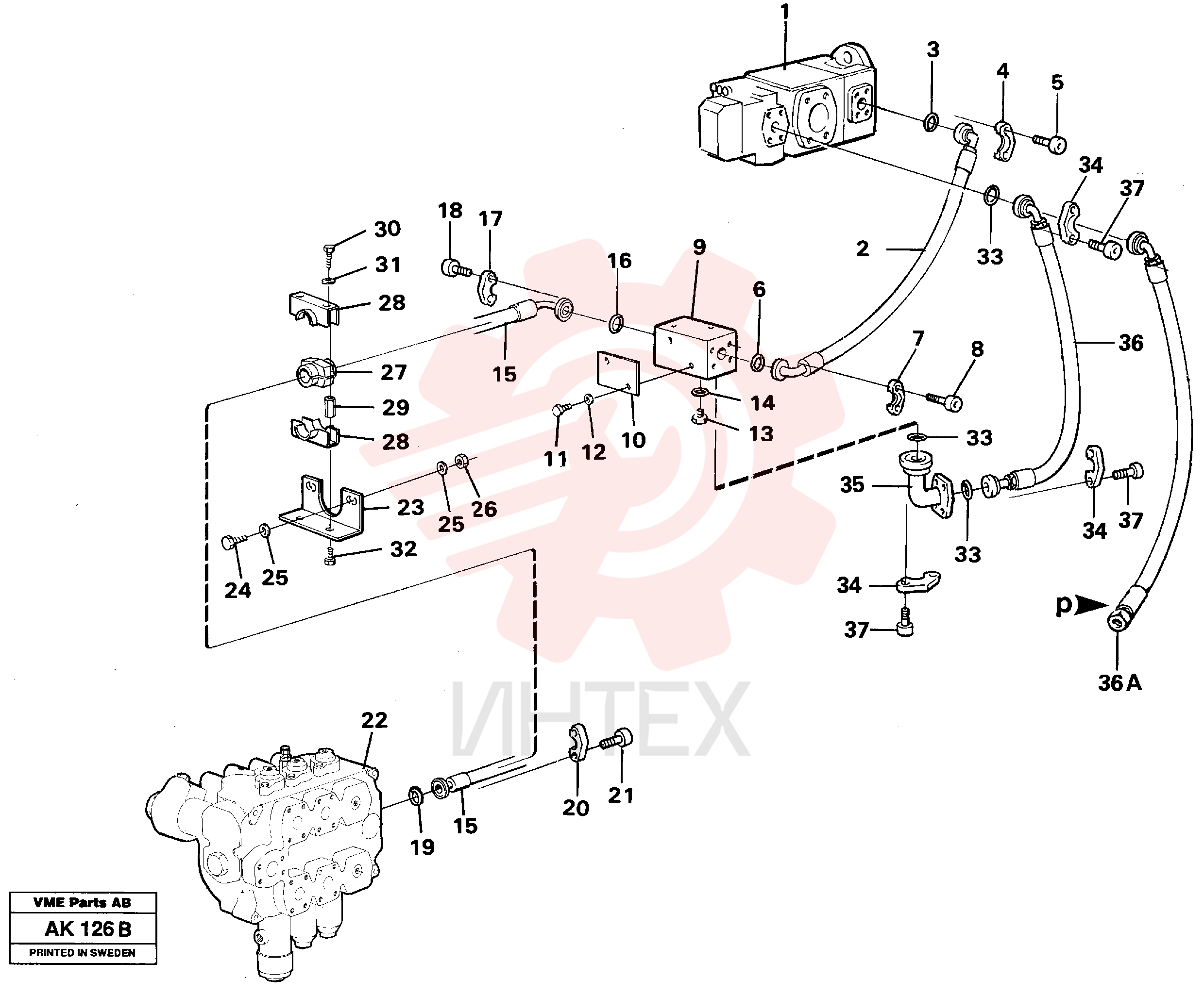 Flange half