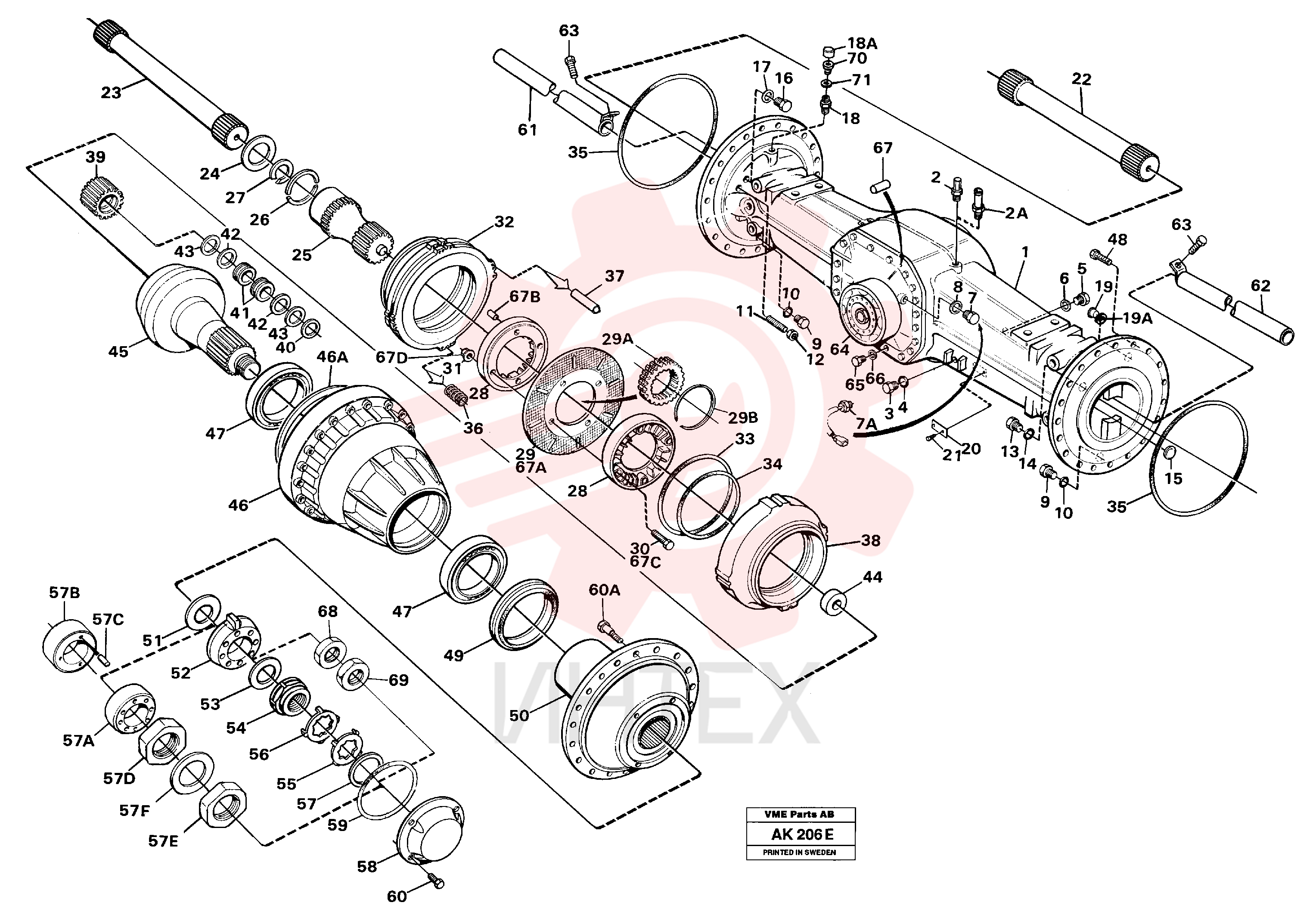 Planetary Axle