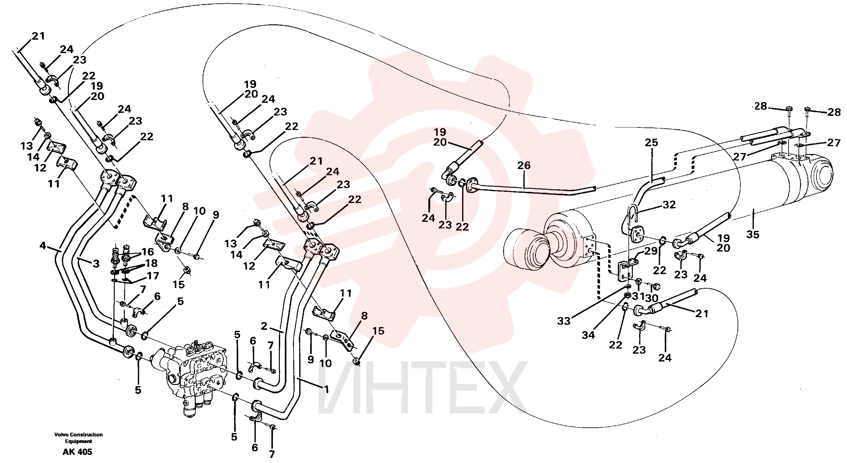 Feed line VOE 11093732