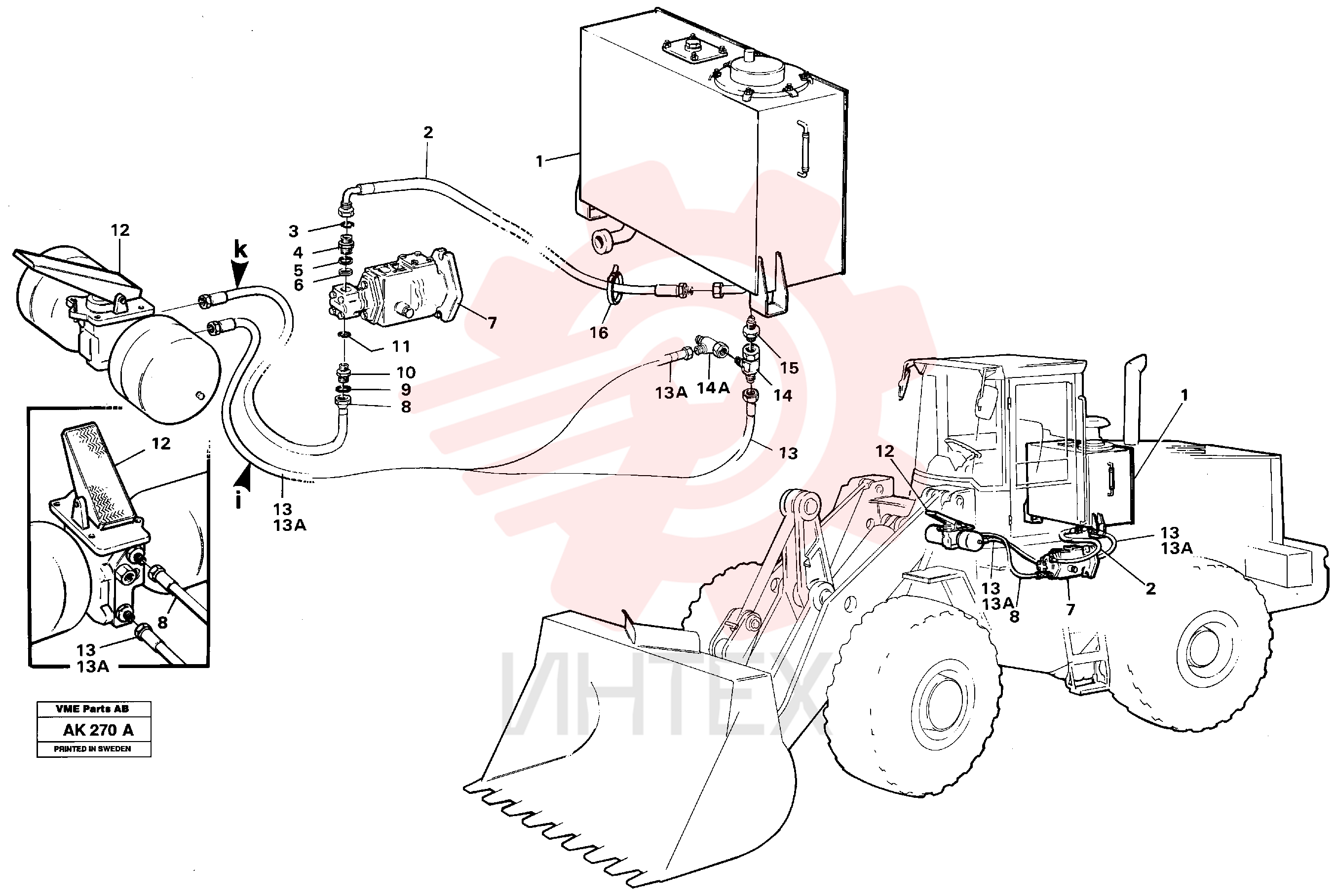 Hose assembly VOE 11027019