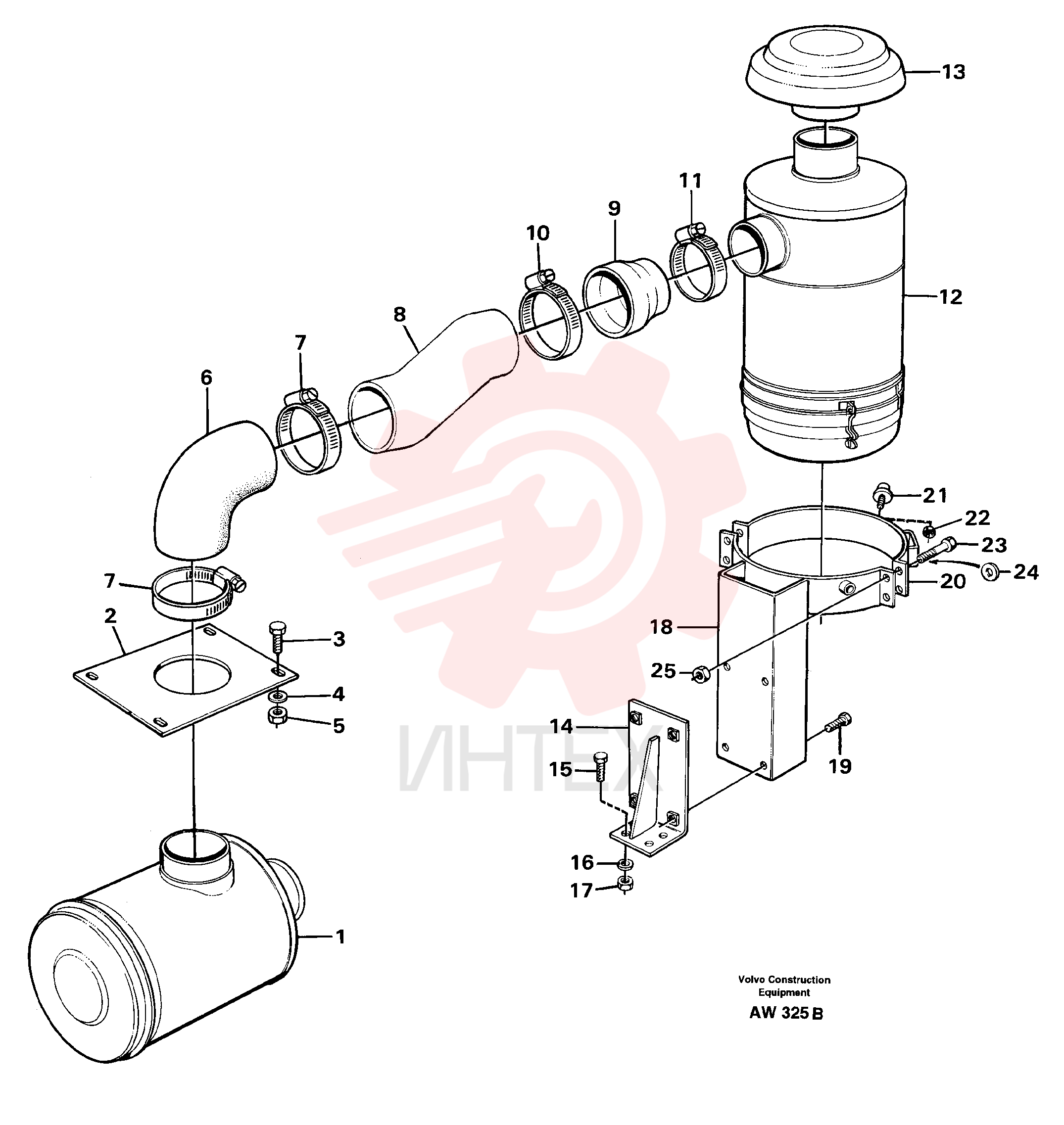 Hose clamp VOE 942921