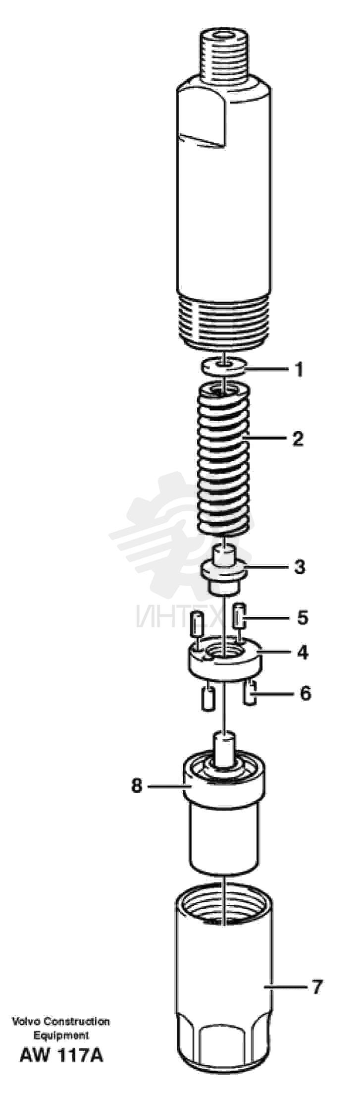Nozzle retainer VOE 478607