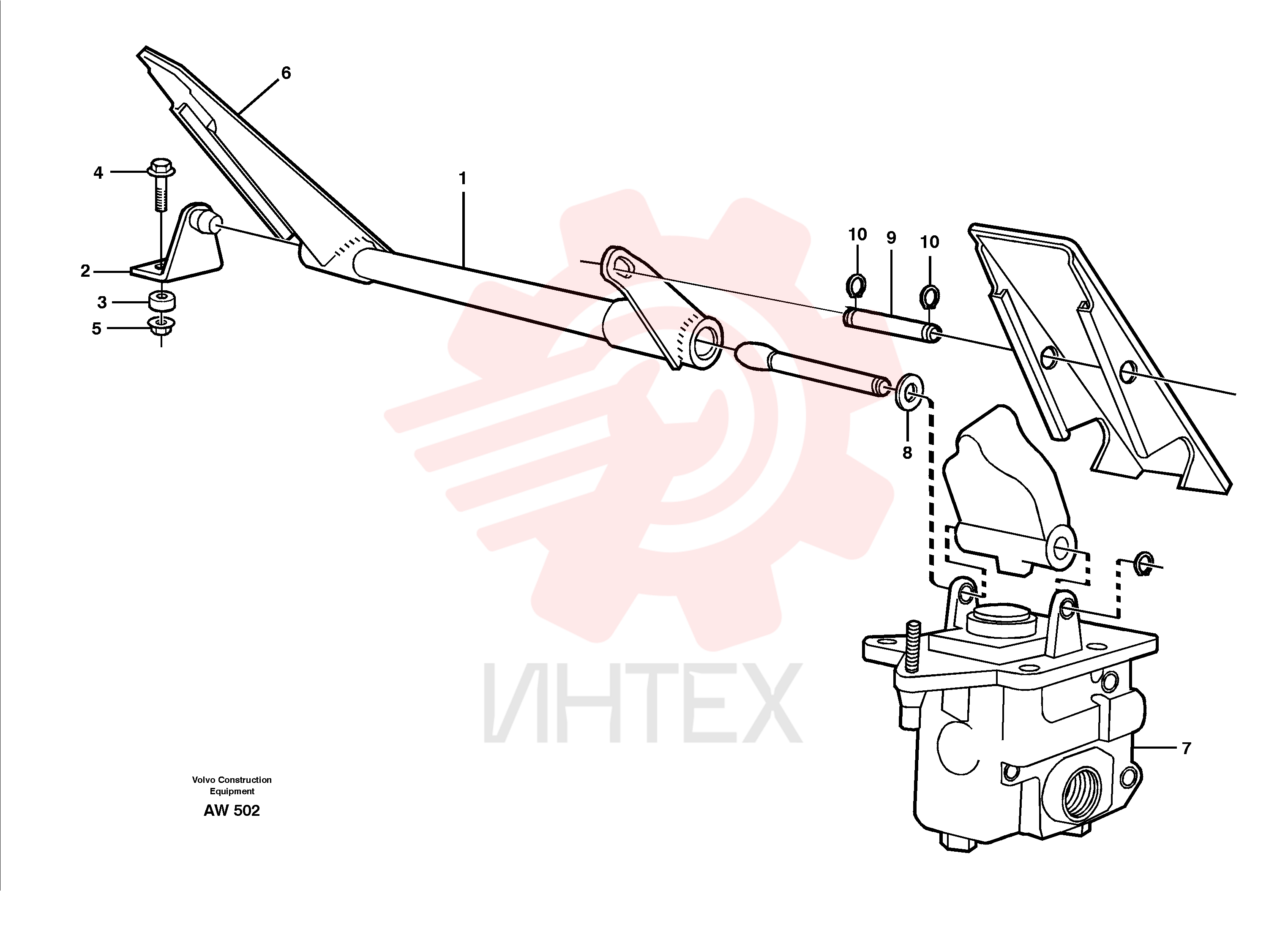 Pedal VOE 11005990