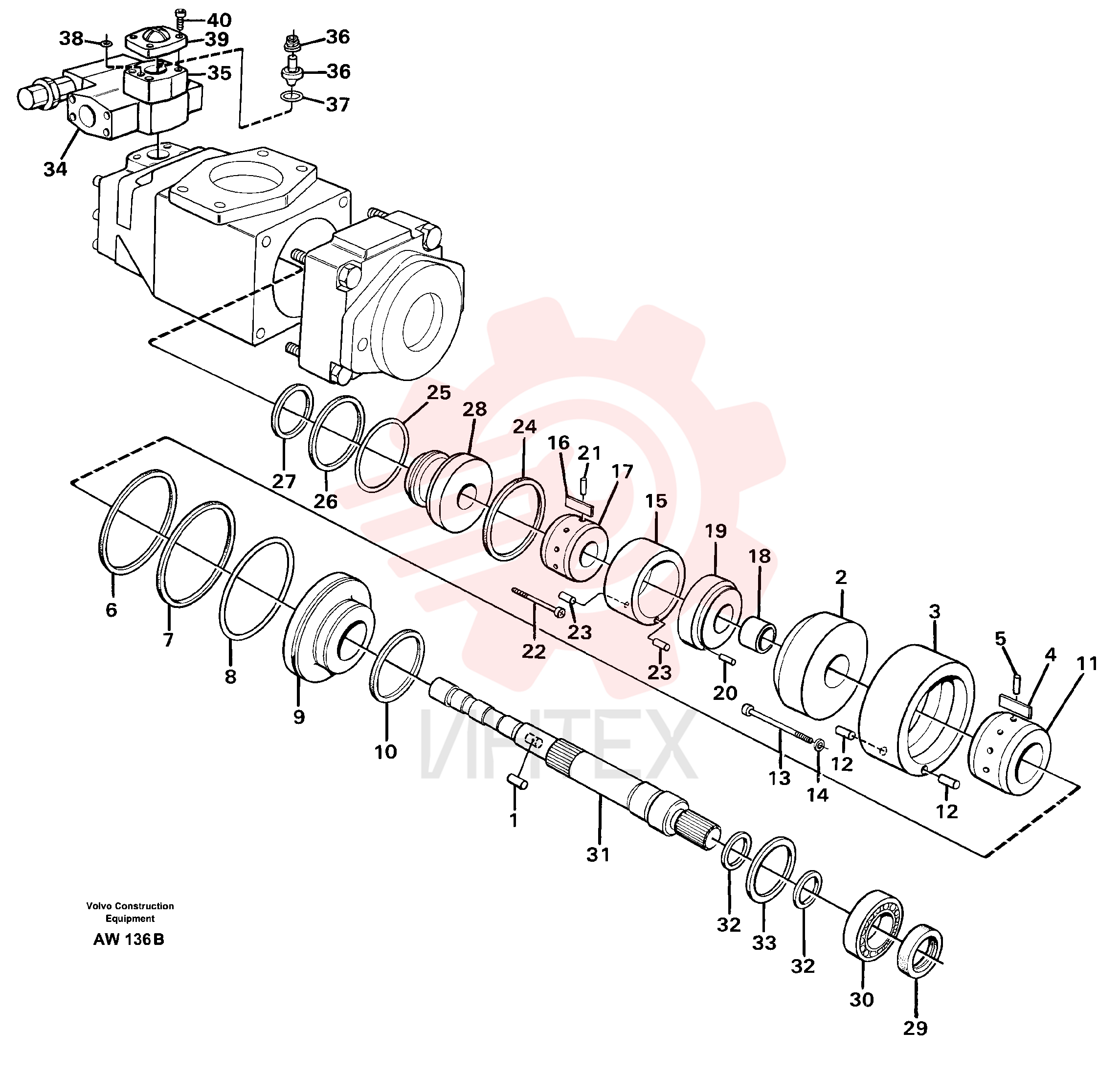 Pump element VOE 11996239