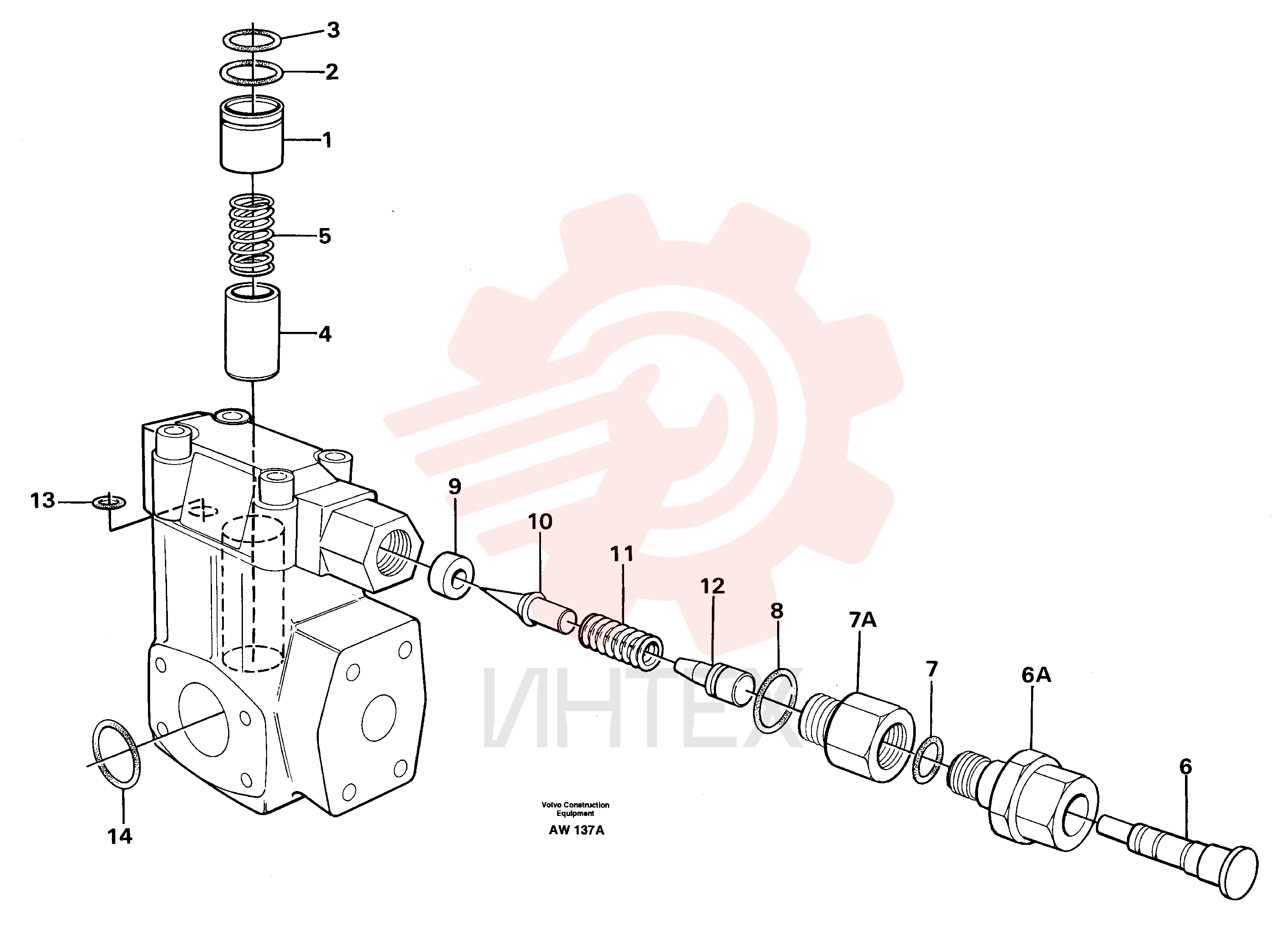 Sealing kit VOE 11996241