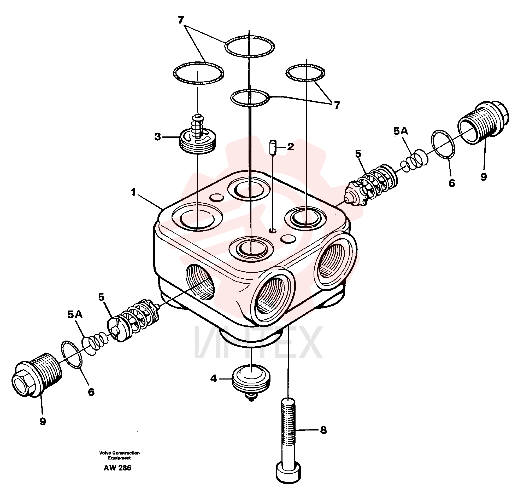 Valve block VOE 11701278