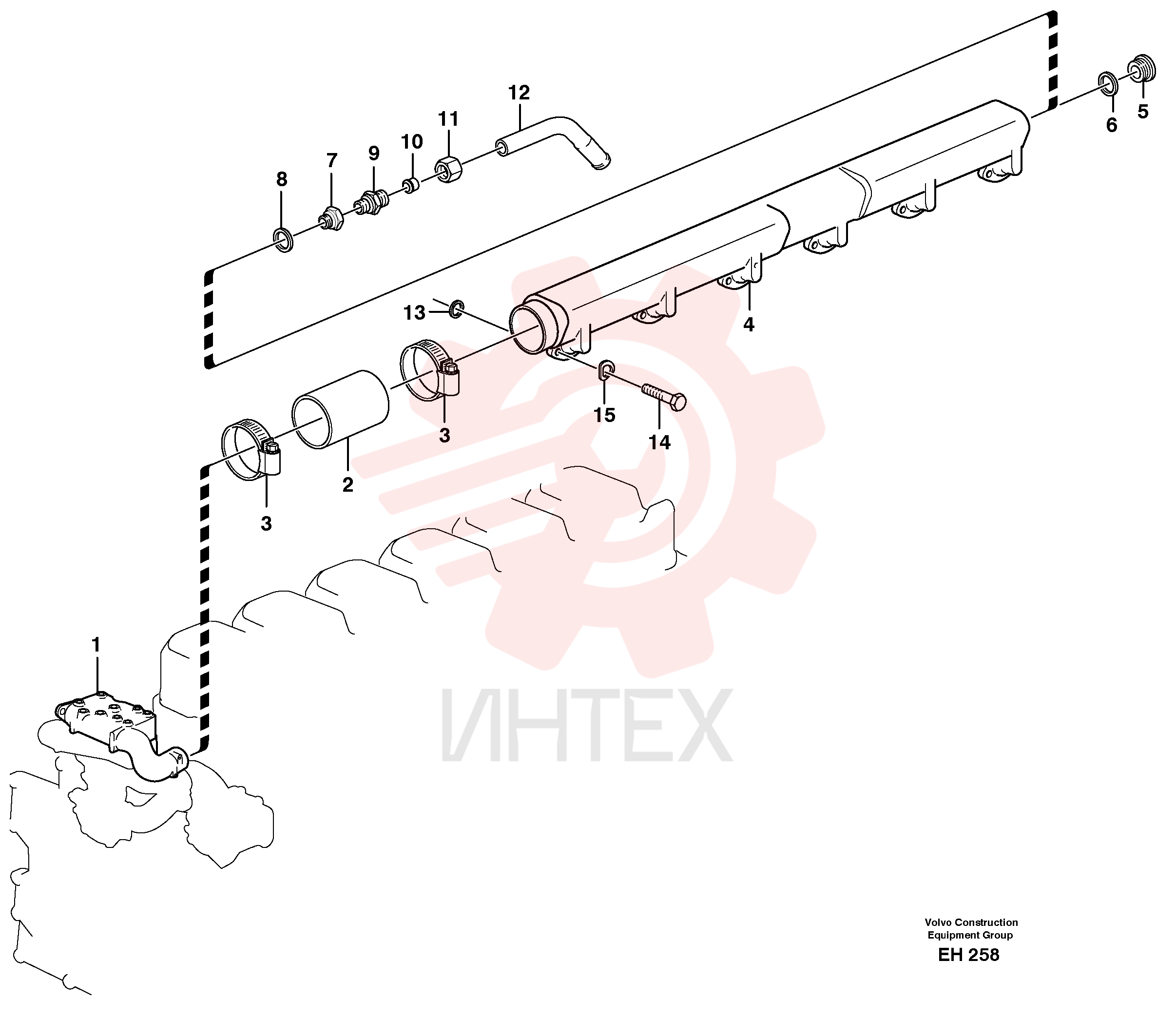 Coolant pipe
