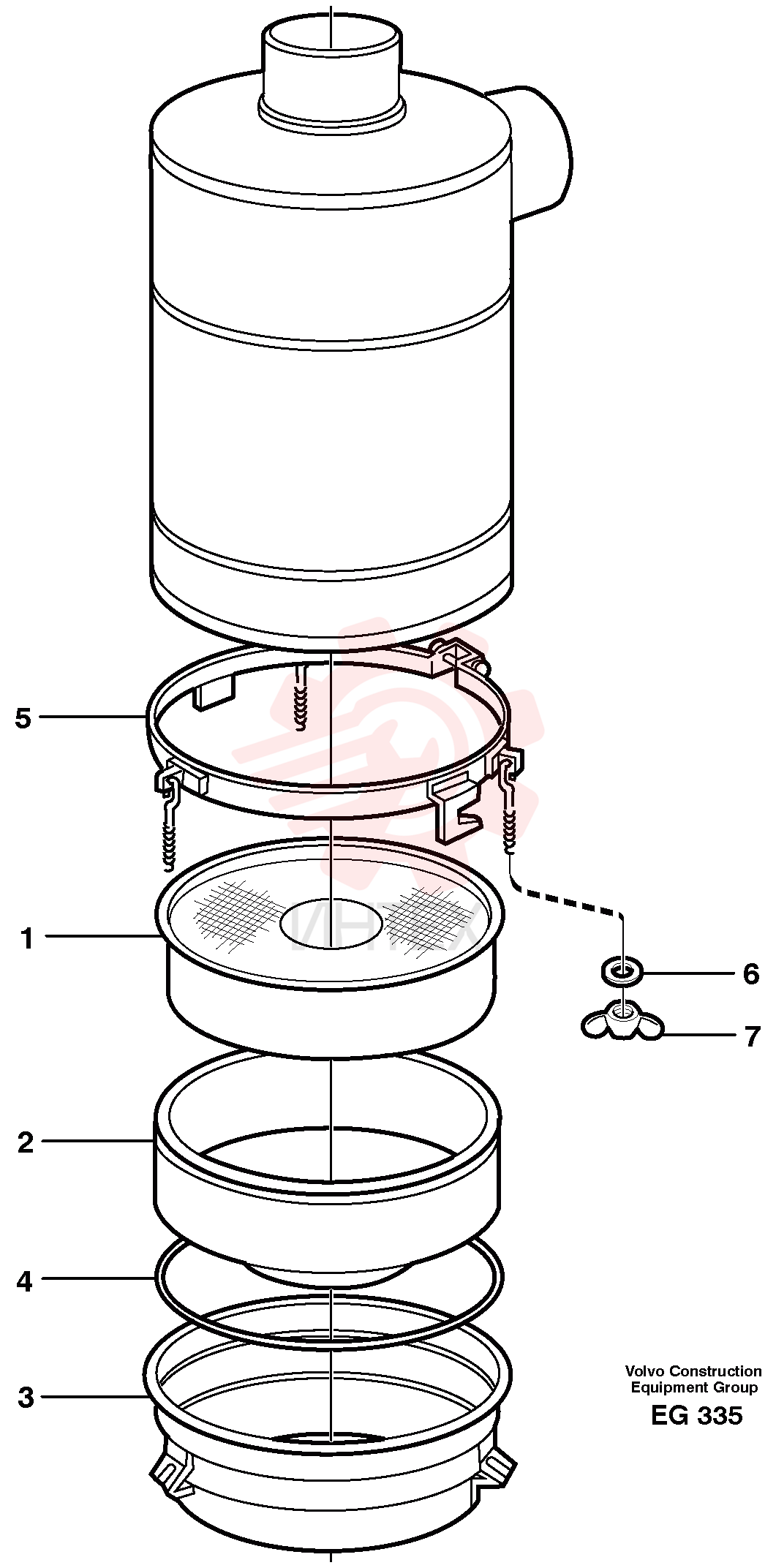 Oil bath air cleaner